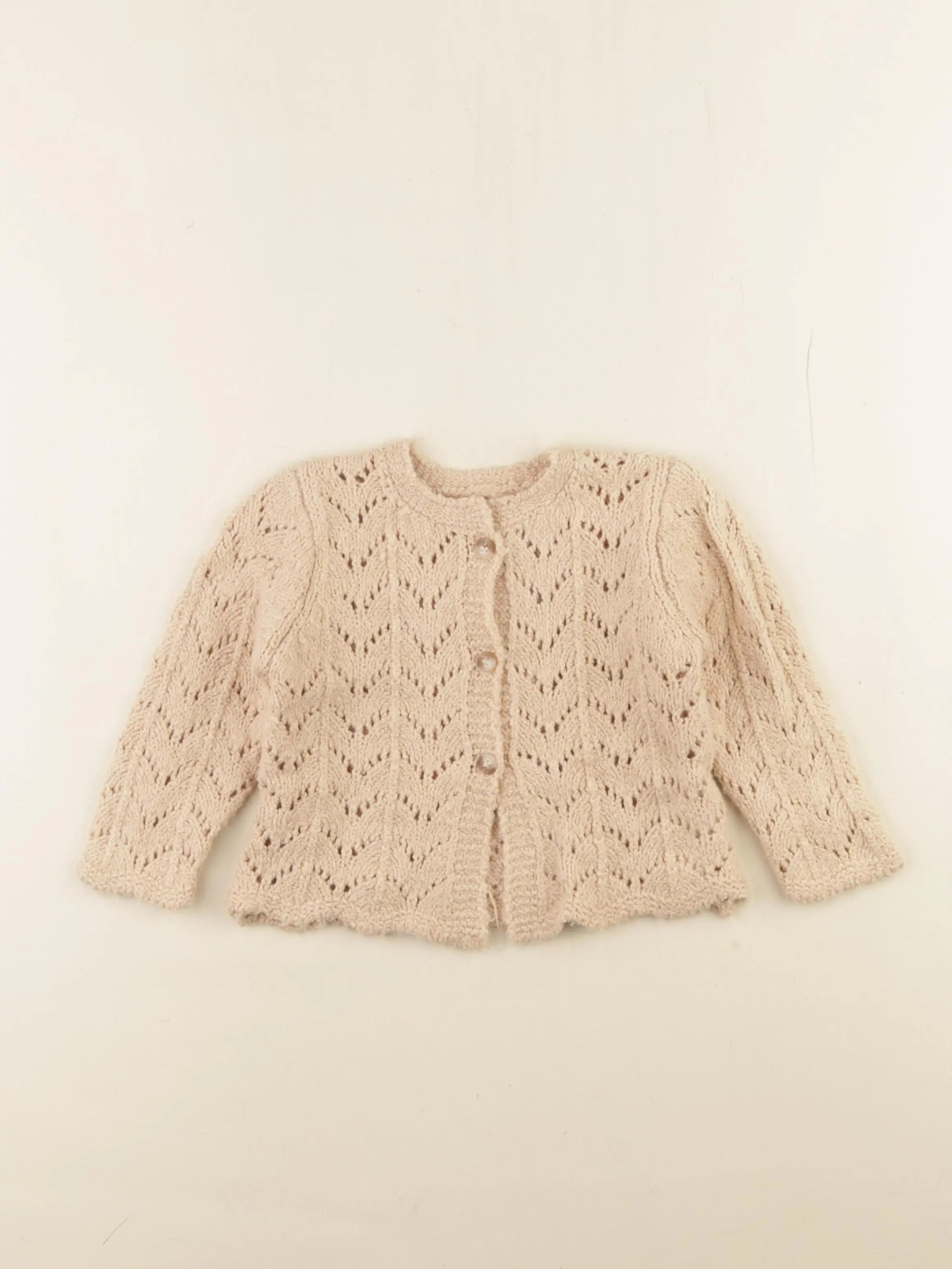 Zara - gilet beige - 9/12 mois