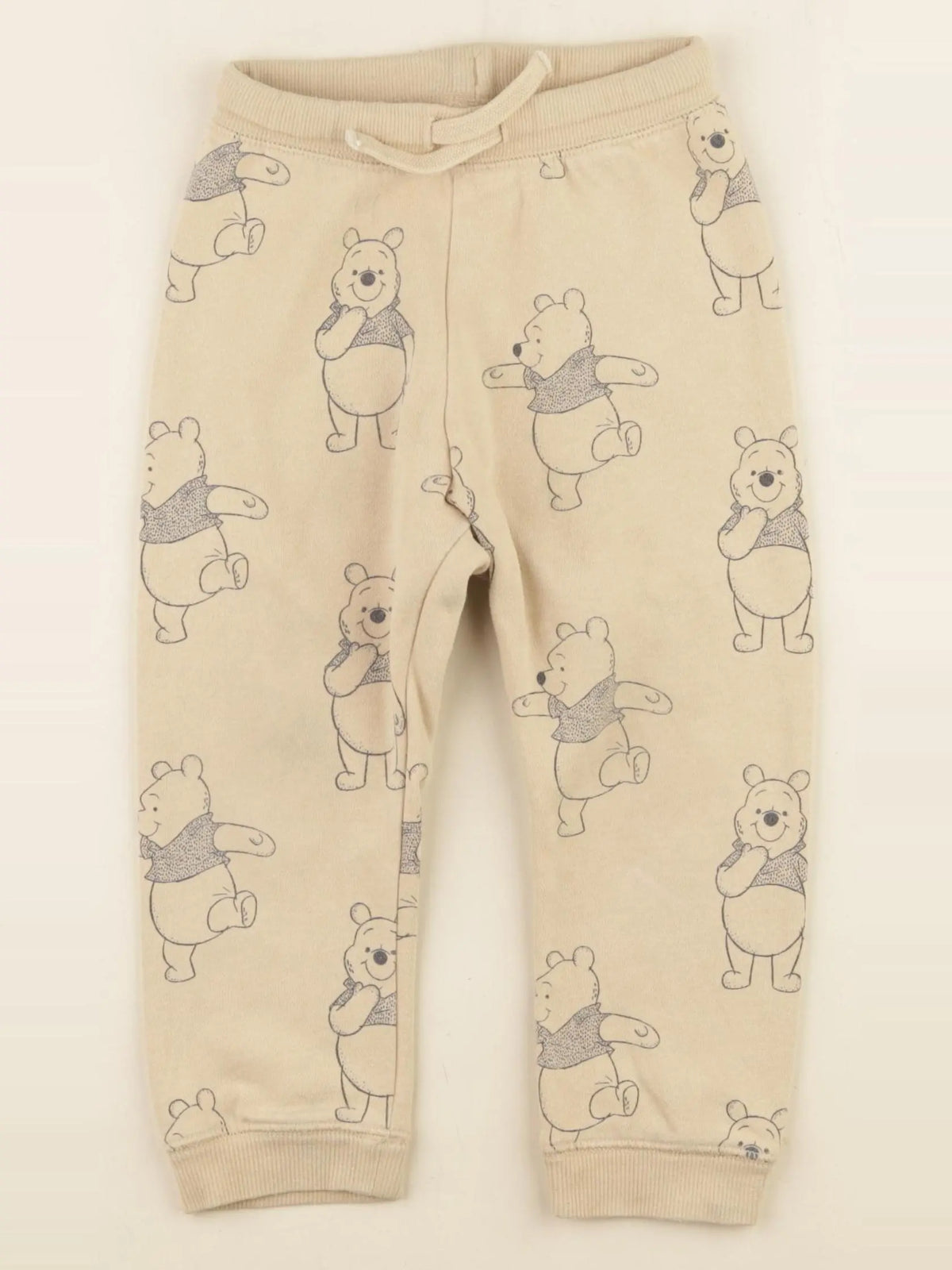 H&M - jogging beige - 2/3 ans