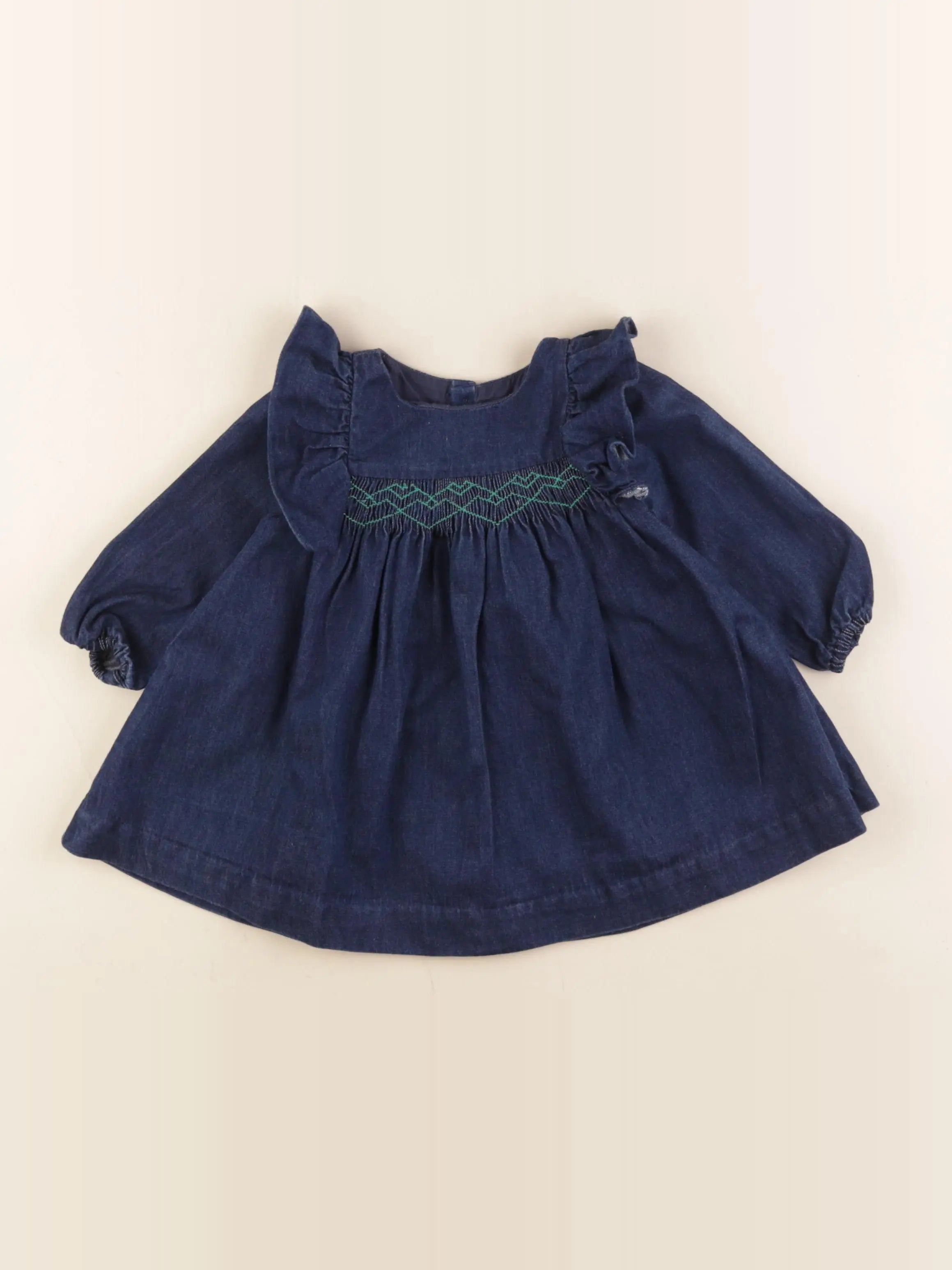 Jacadi - robe bleu - 12 mois