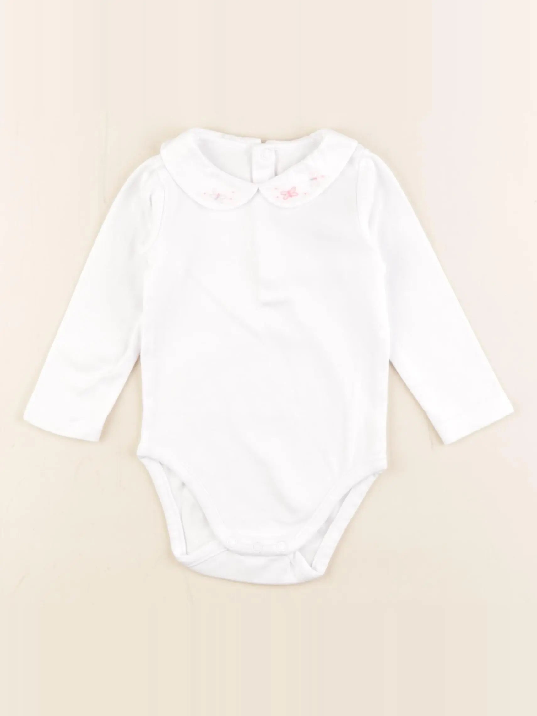 Jacadi - body à col blanc - 12 mois