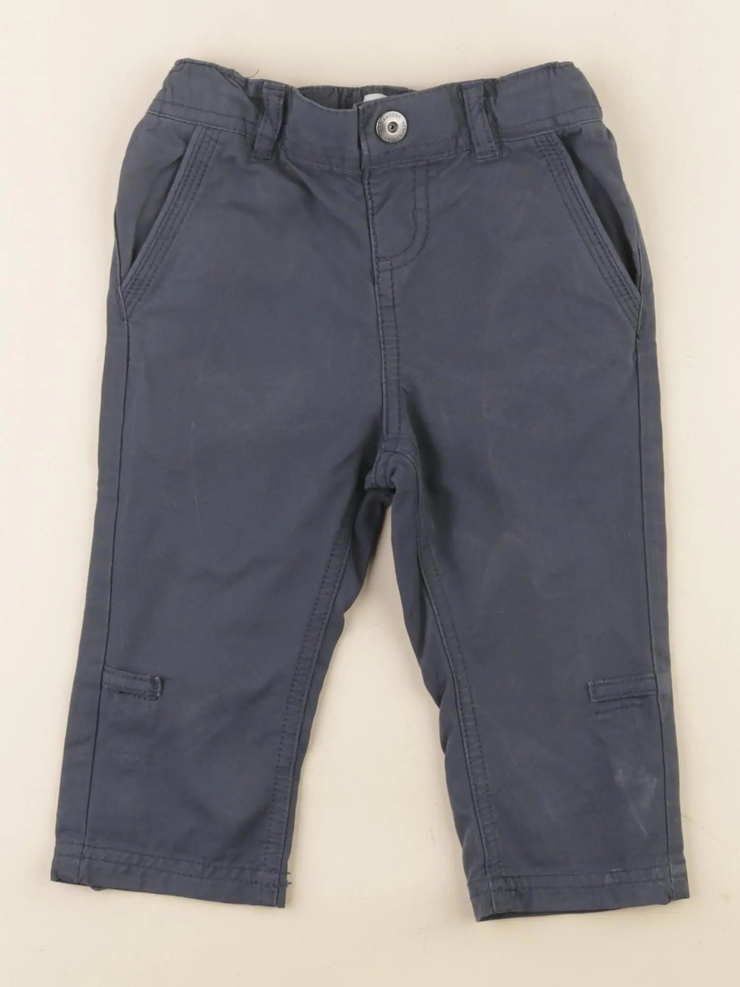 Vertbaudet - pantalon bleu - 3 ans