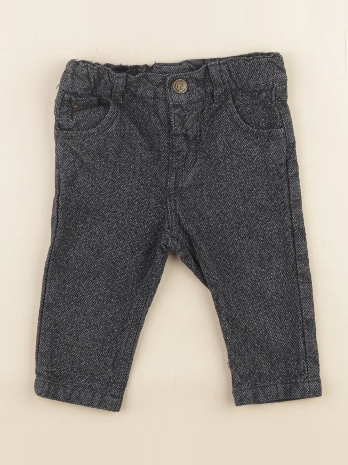 Natalys - pantalon gris - 6 mois
