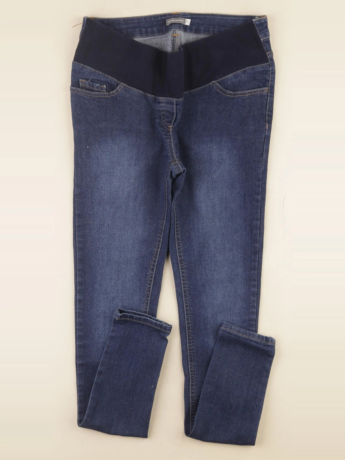 Vertbaudet - jean grossesse bleu - 38