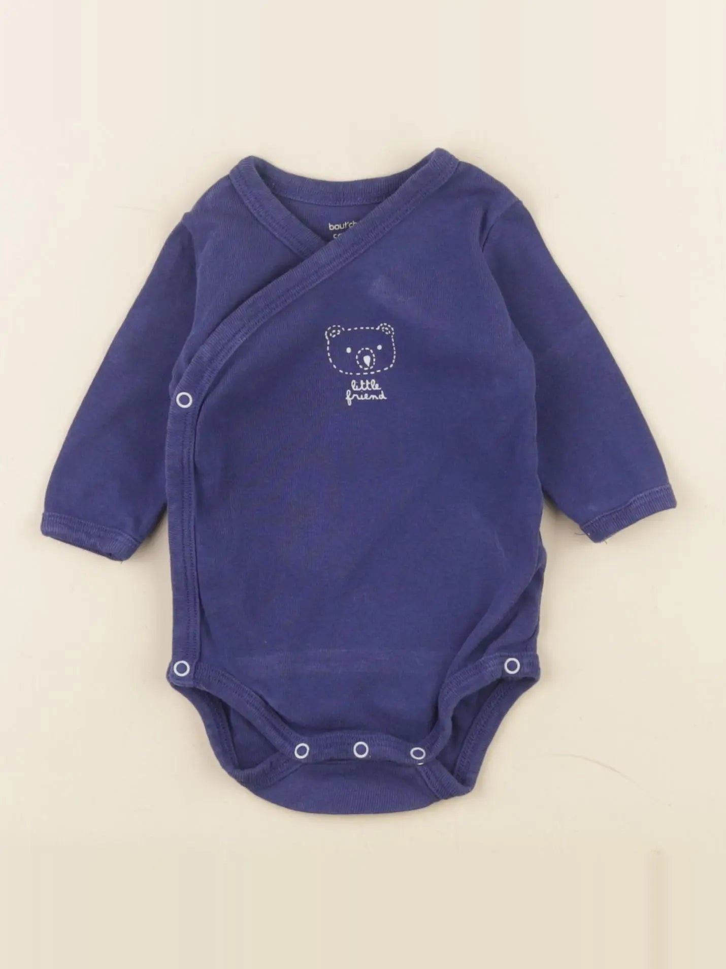 Boutchou - body bleu - 3 mois