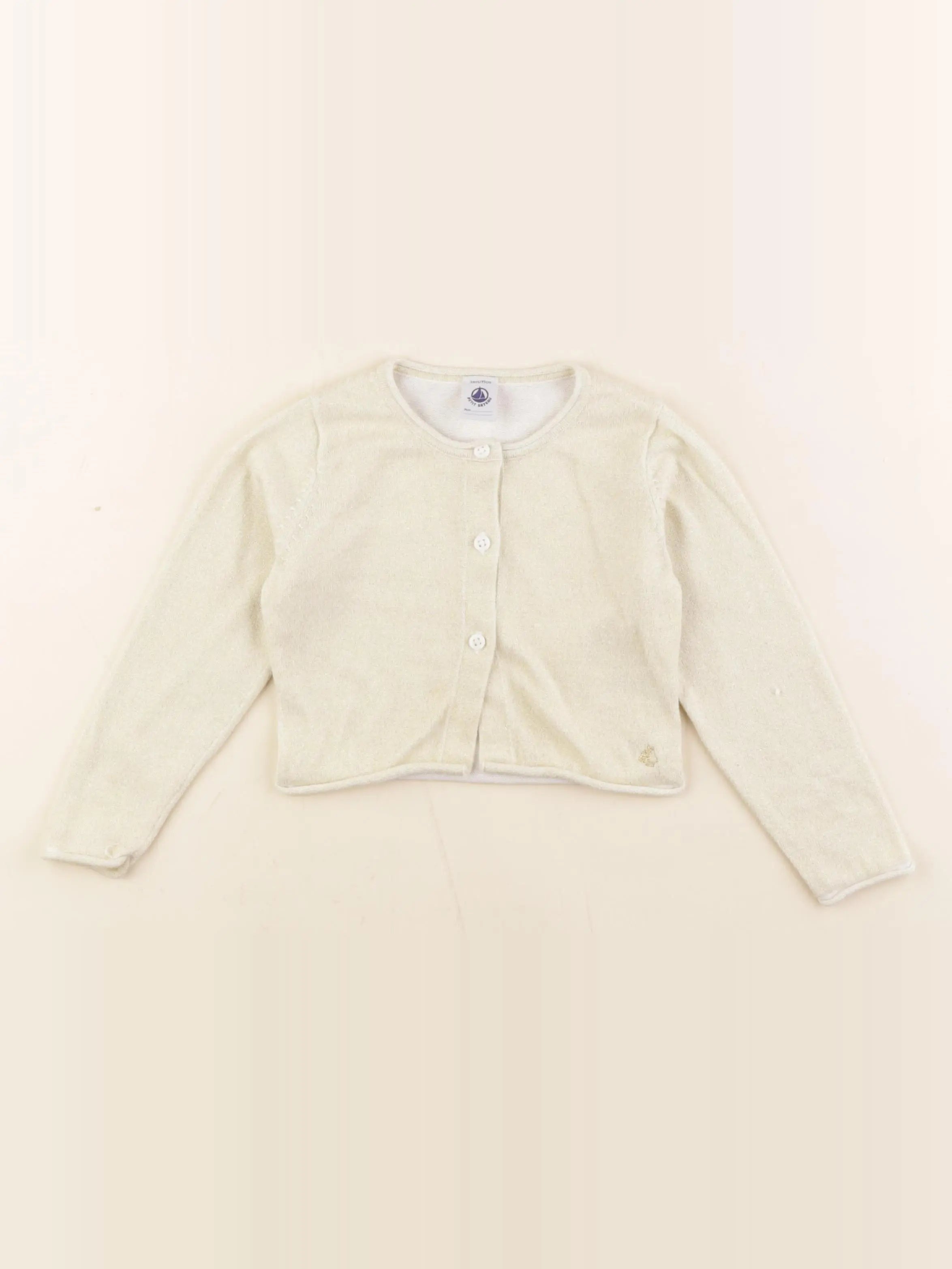 Petit Bateau - gilet or - 3 ans