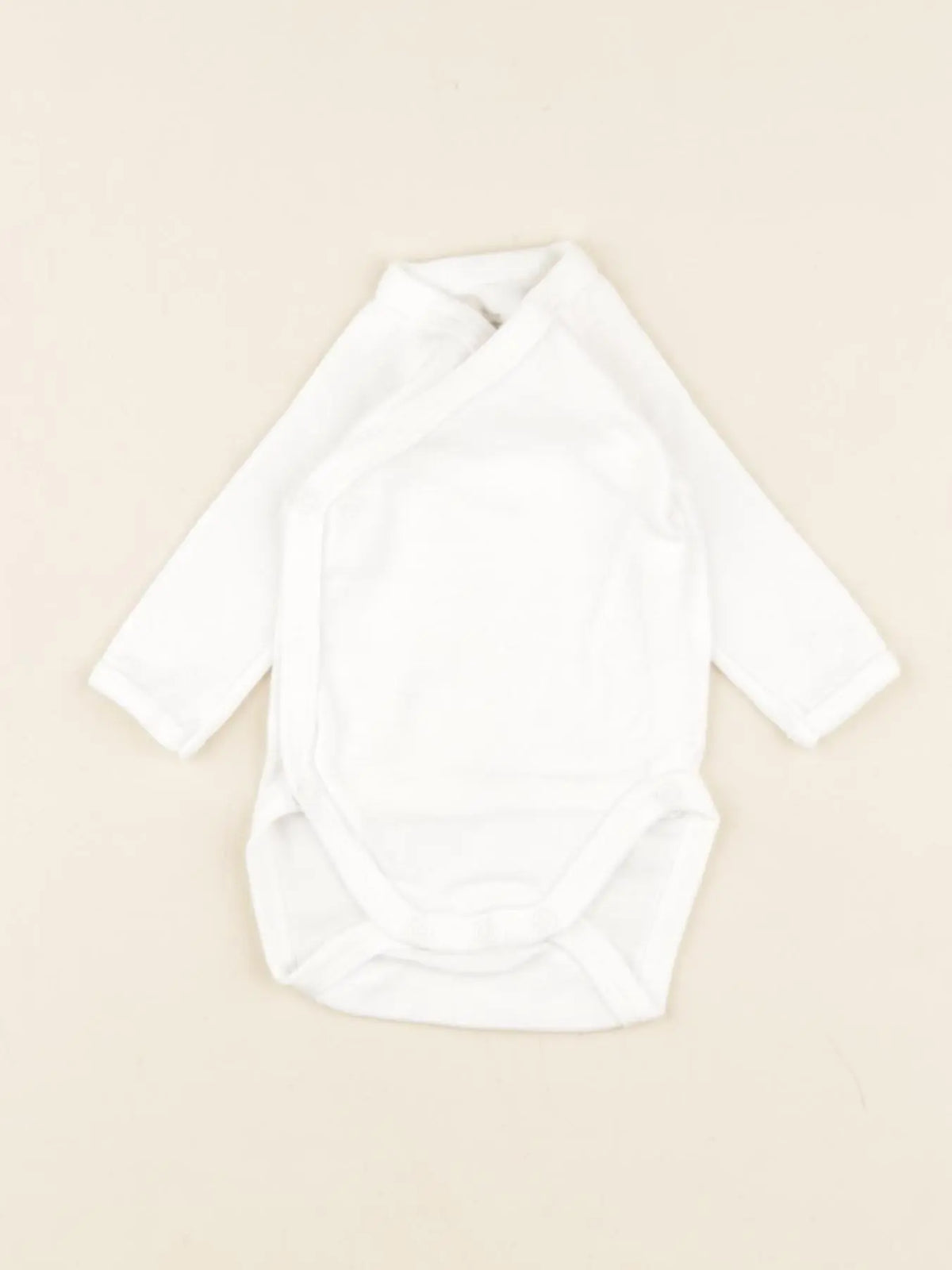 Petit Bateau - body blanc - 0 mois