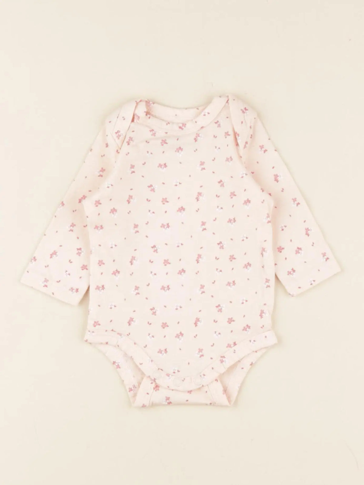 Tape à l'oeil - body rose - 0 mois