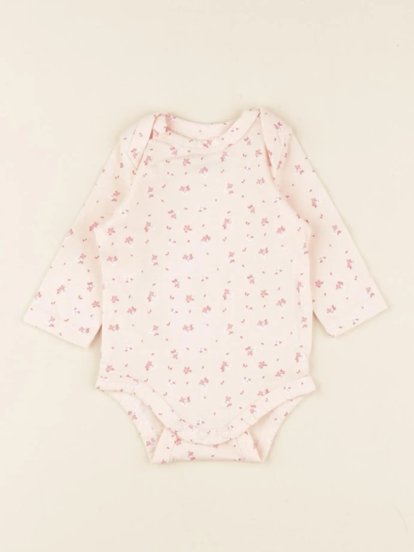 Tape à l'oeil - body rose - 0 mois