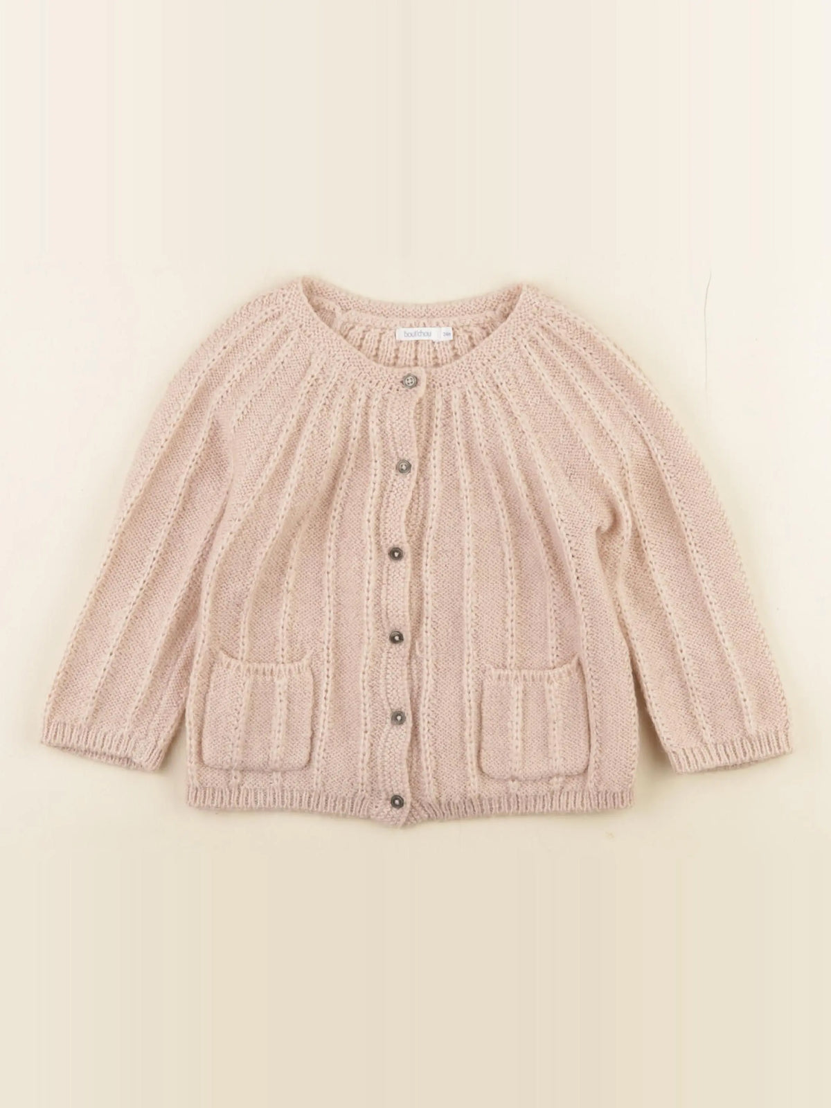 Boutchou - gilet rose - 24 mois