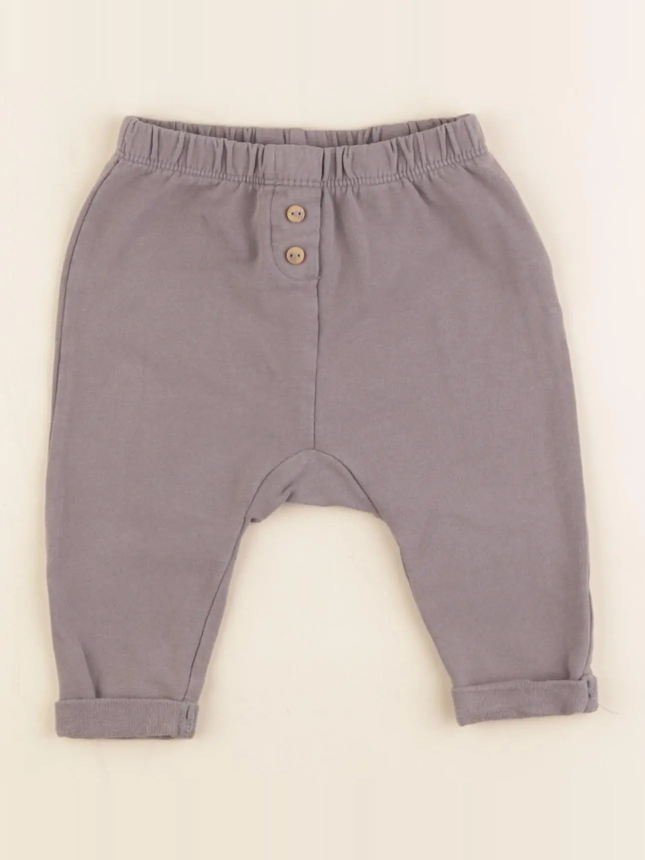 Zara - sarouel gris - 3/6 mois