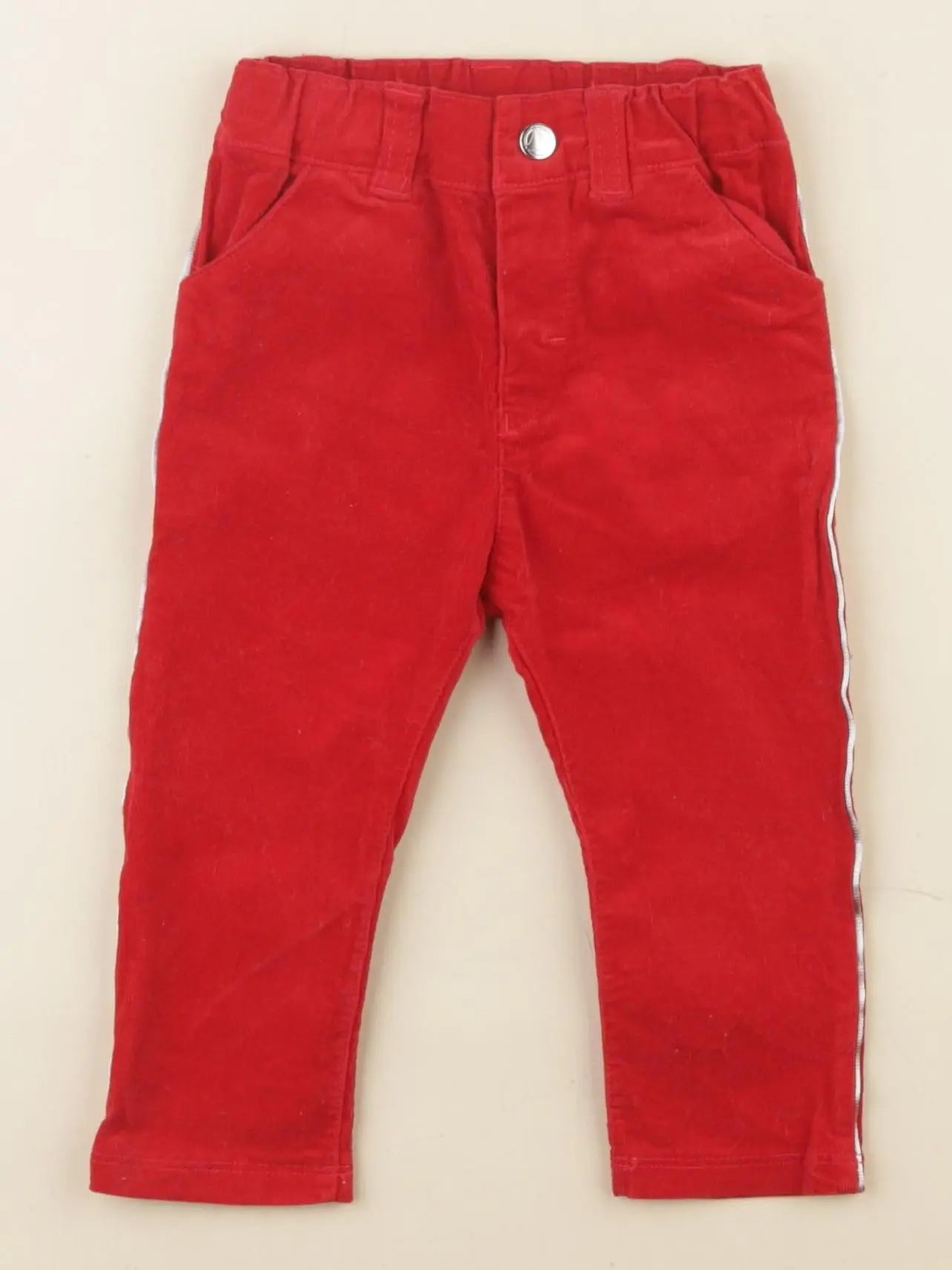Jacadi - pantalon rouge - 12 mois