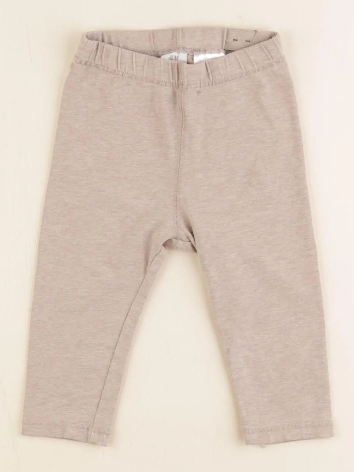 H&M - legging beige - 6/9 mois