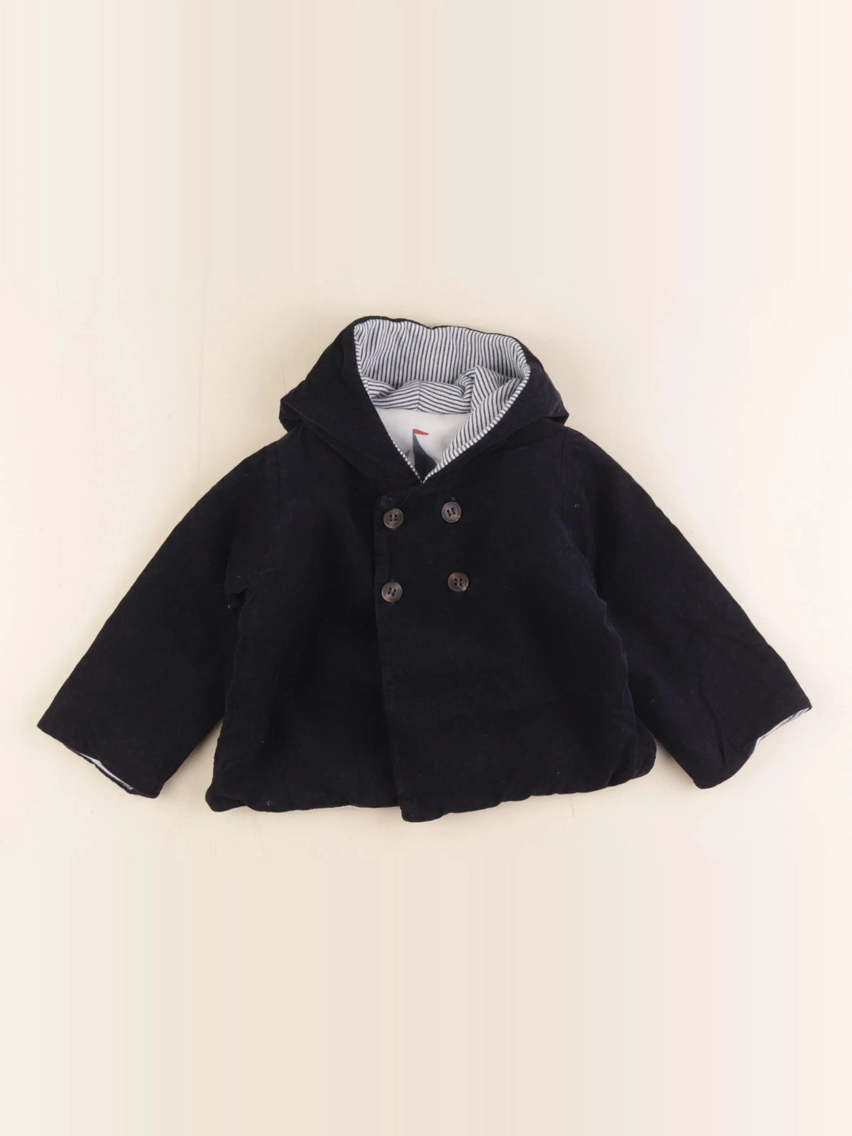 Petit Bateau - veste bleu - 12 mois