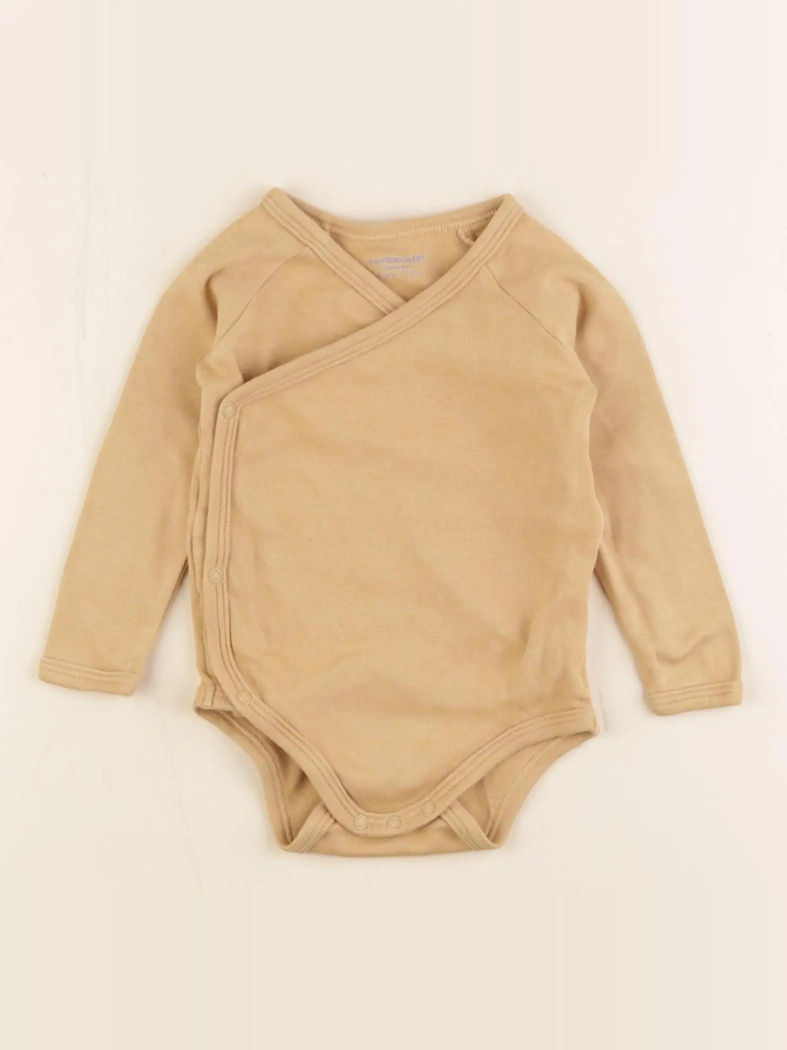 Vertbaudet - body jaune - 9 mois