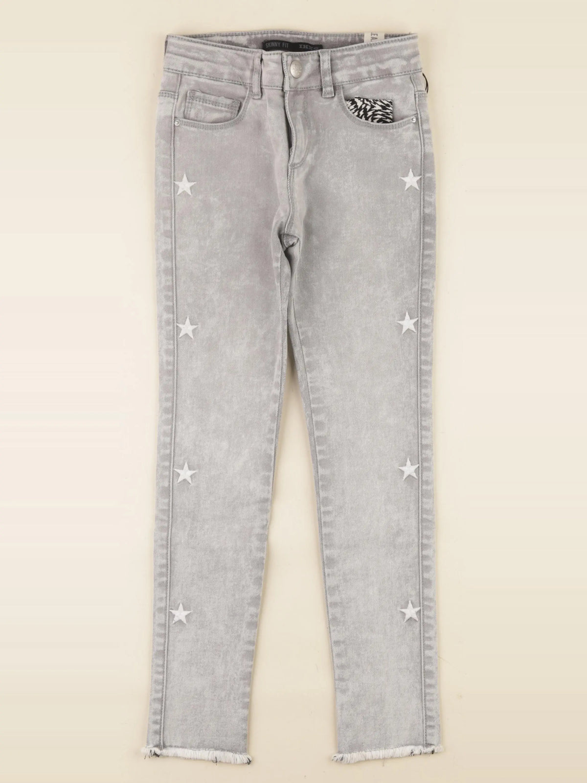IKKS - jean gris - 8 ans