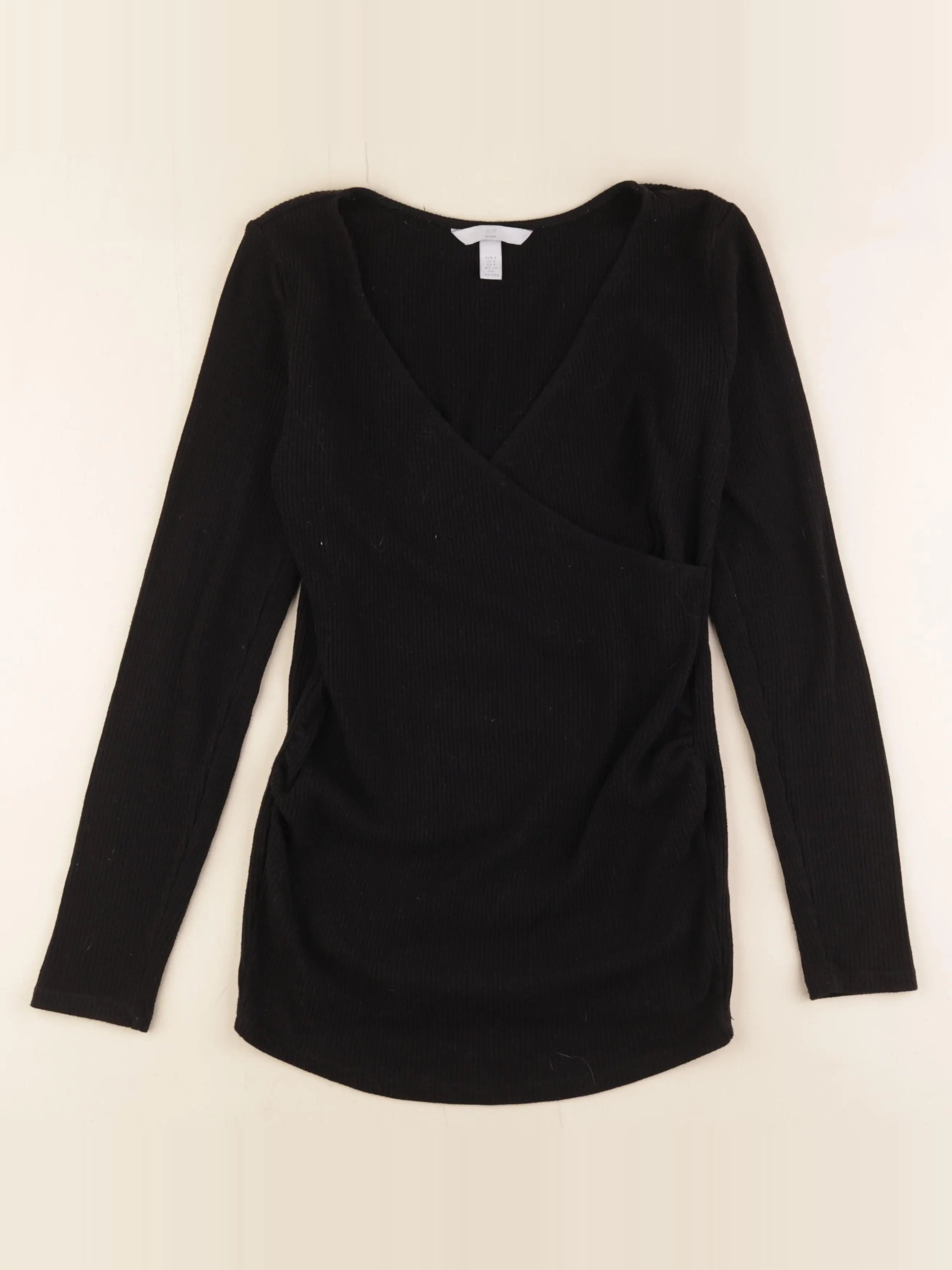 H&M - tee-shirt grossesse noir - s