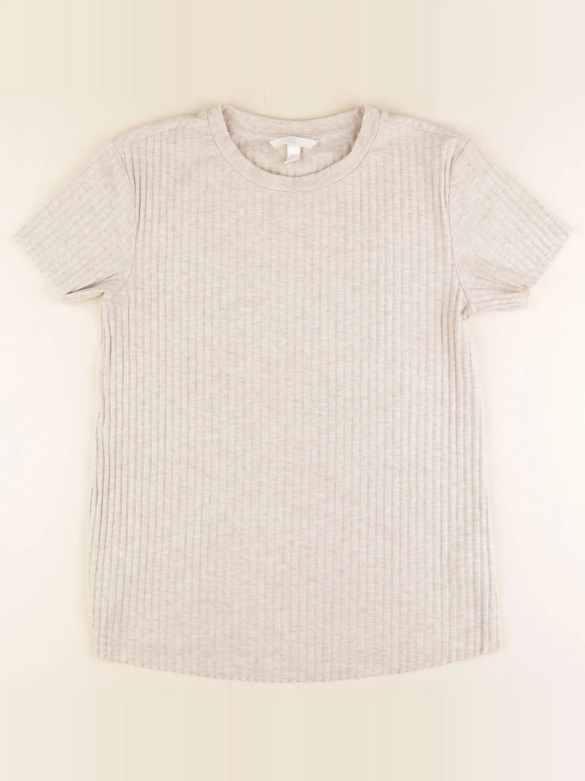H&M - tee-shirt grossesse beige - s