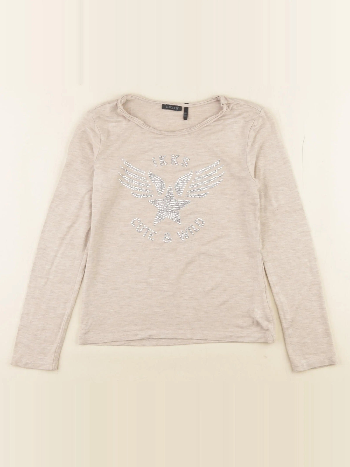 IKKS - tee-shirt beige - 8 ans