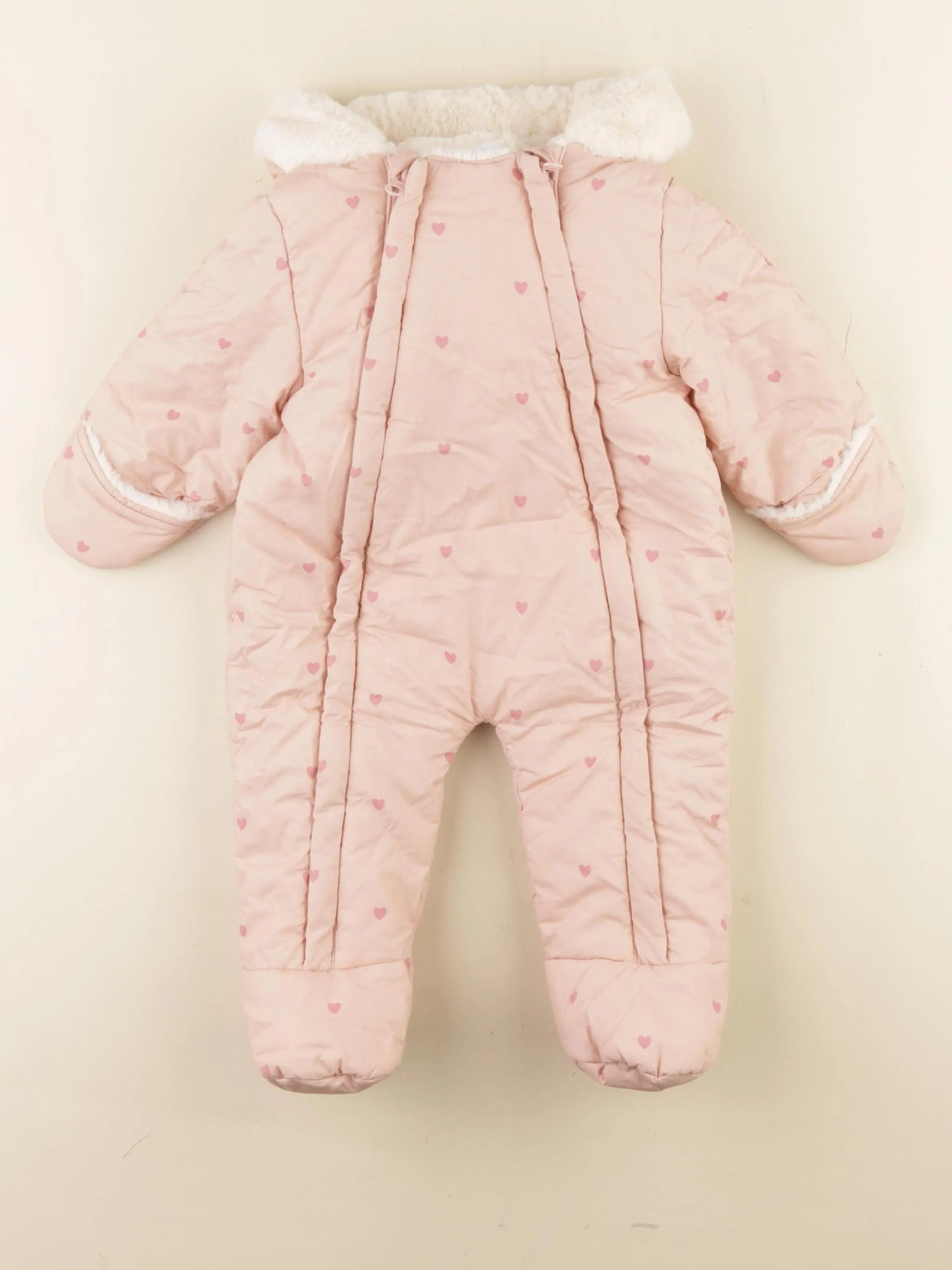 Vertbaudet - combi-pilote rose - 9 mois