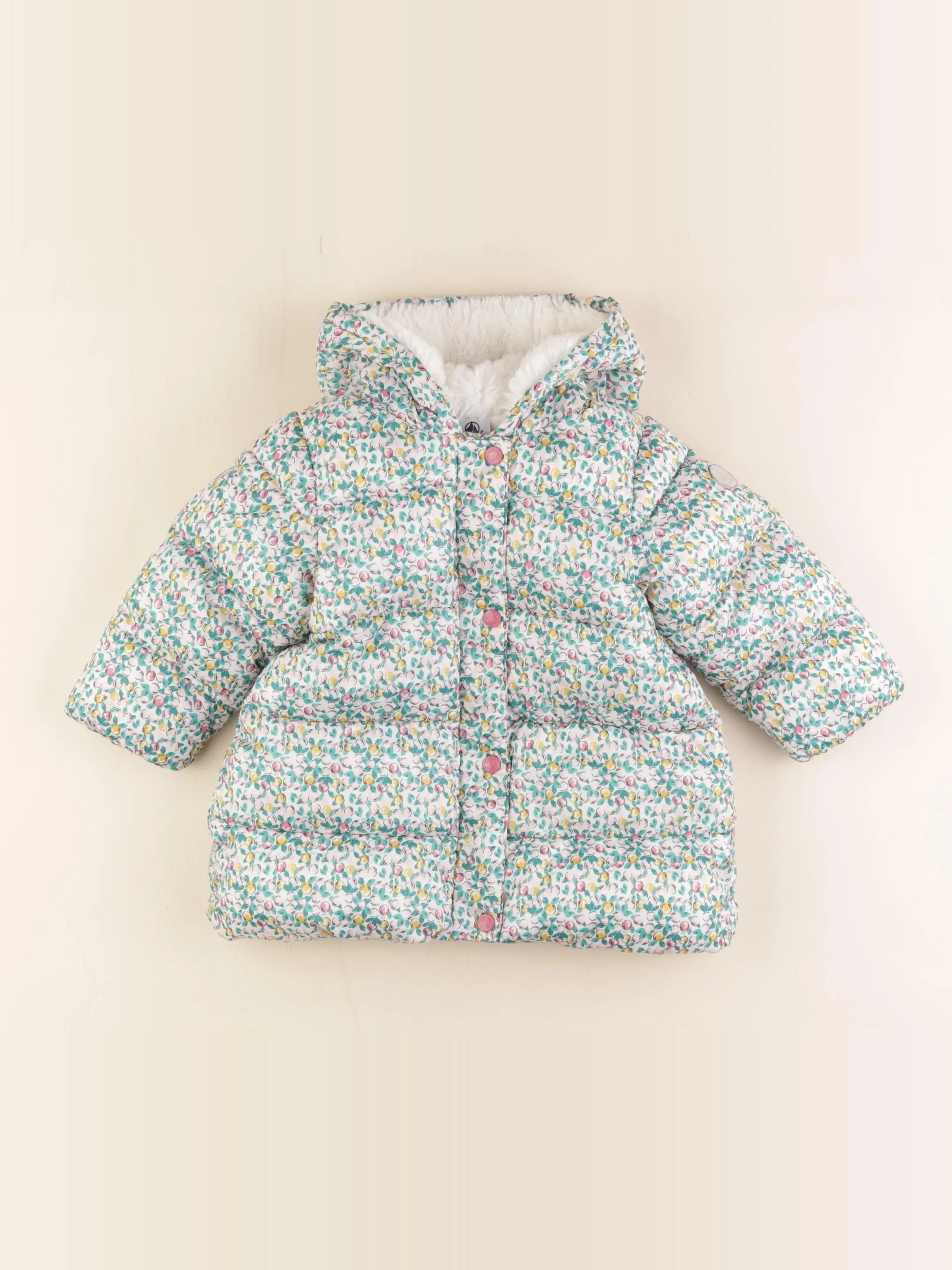 Petit Bateau - doudoune multicolore - 18 mois