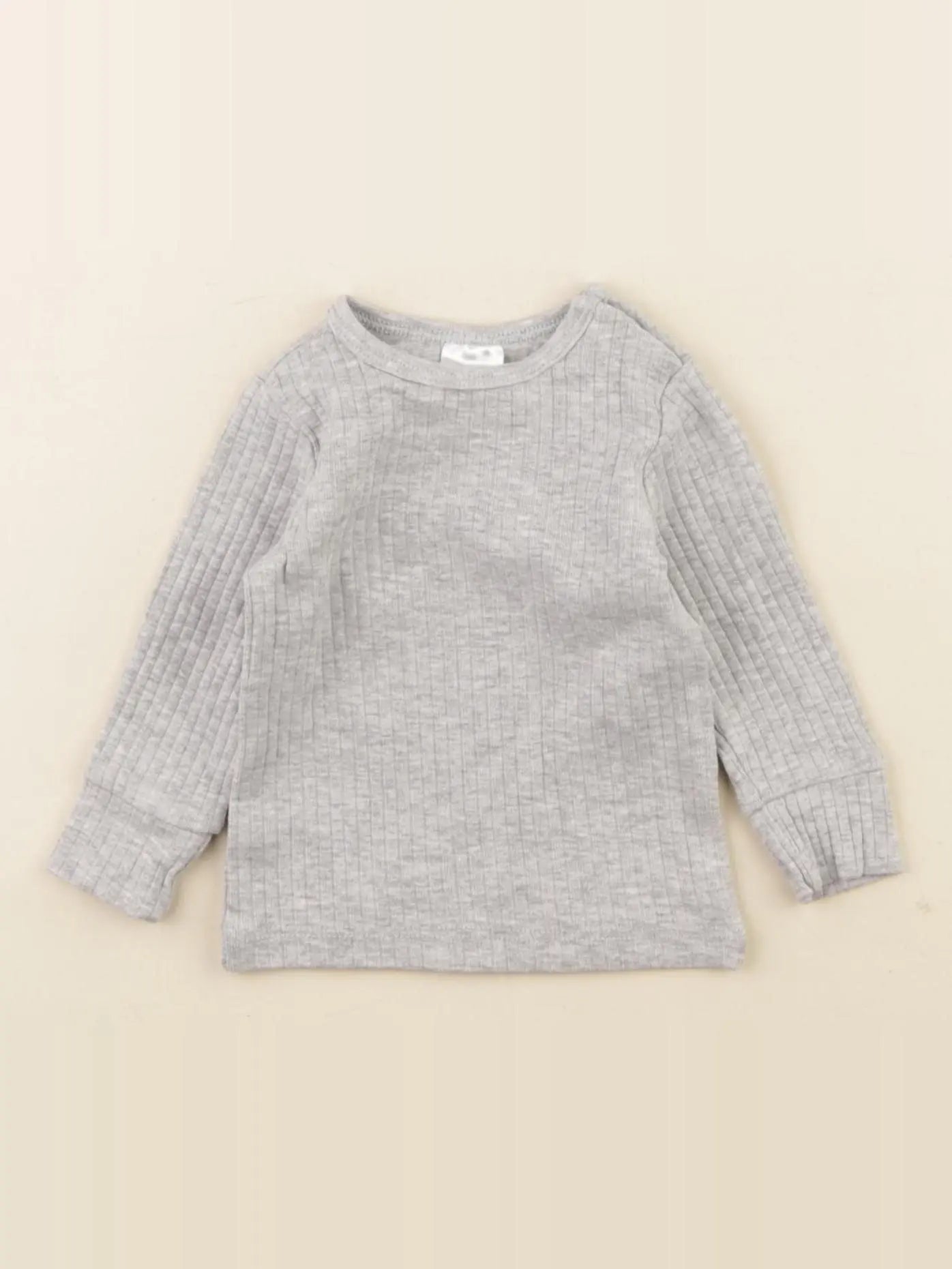 H&M - tee-shirt gris - 1/2 mois