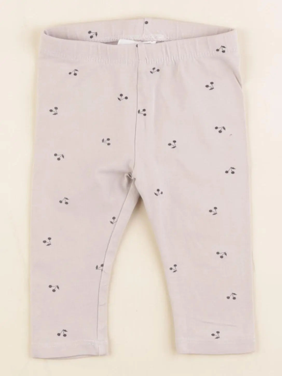 H&M - legging gris - 4/6 mois