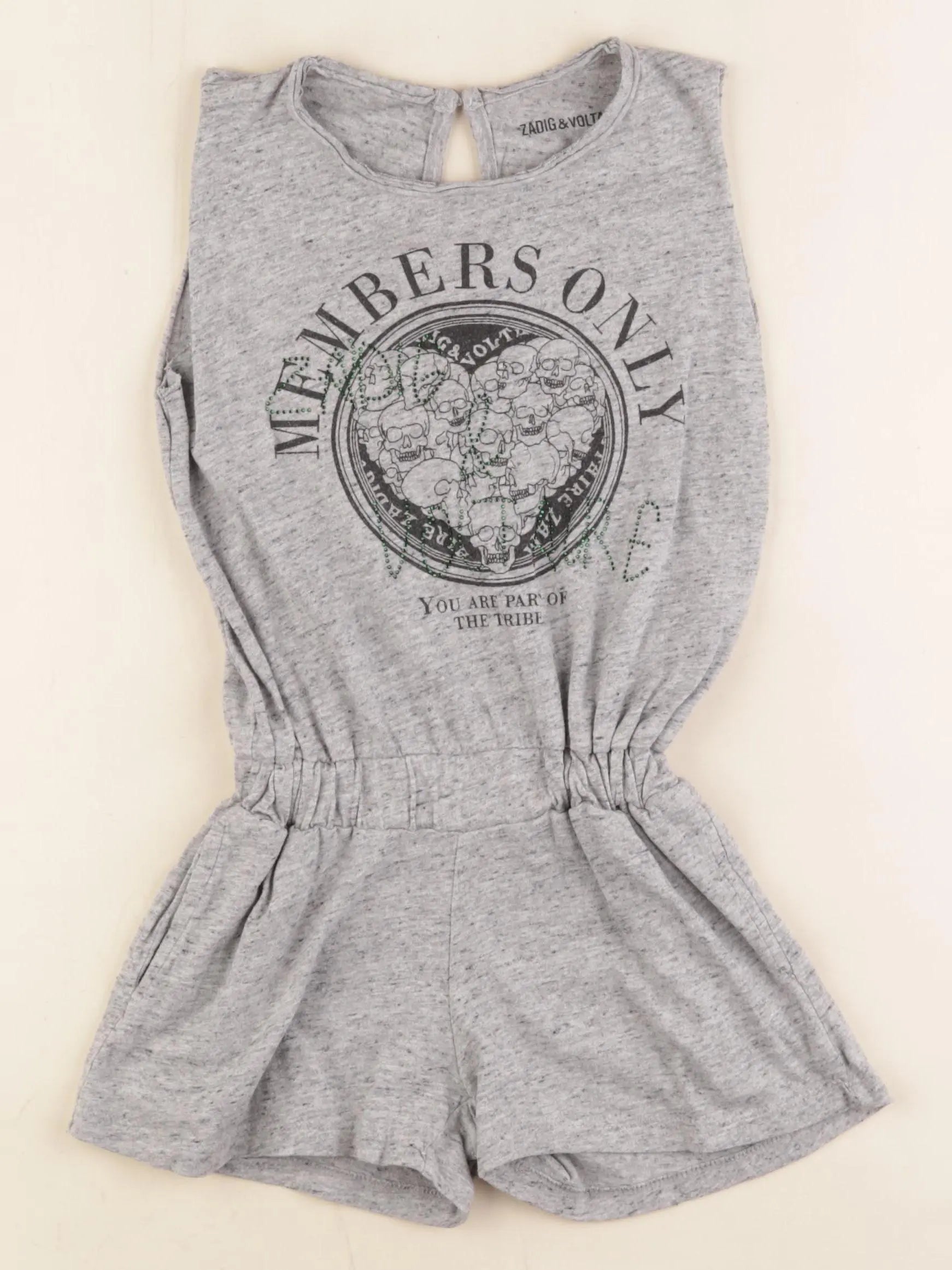 Zadig & Voltaire - robe gris - 4 ans