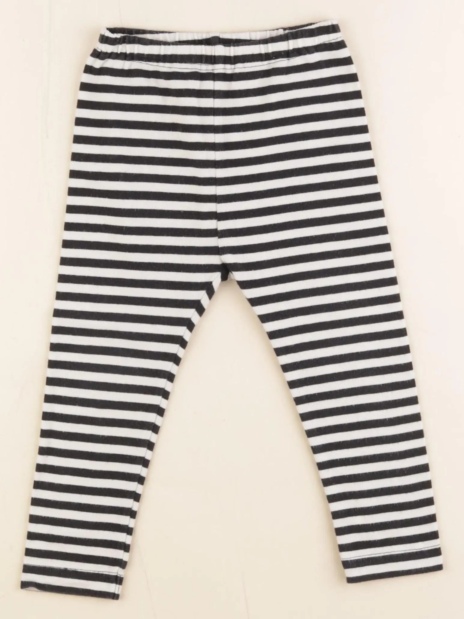 Uniqlo - legging blanc, noir - 18/24 mois