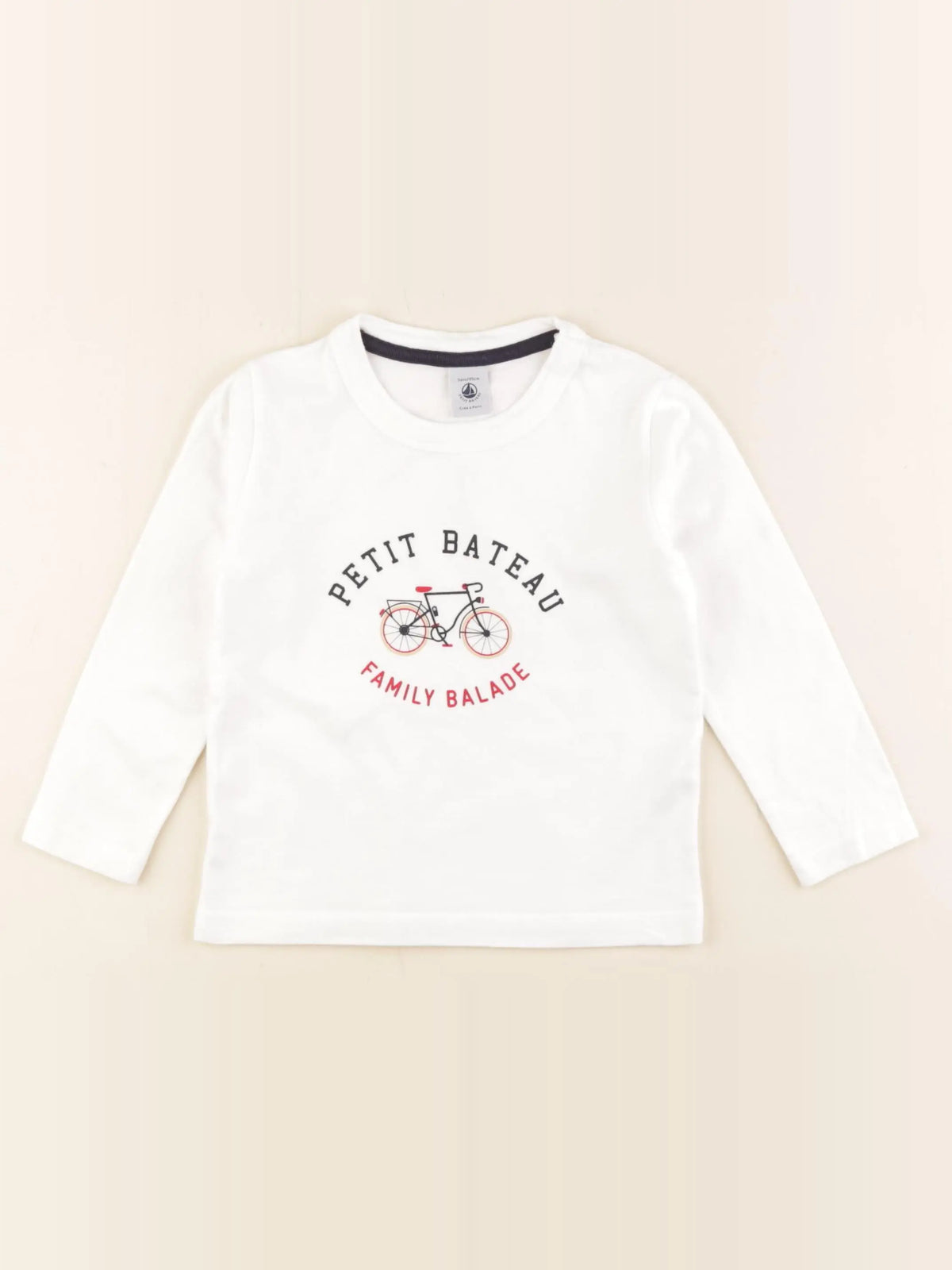 Petit Bateau - tee-shirt blanc - 3 ans