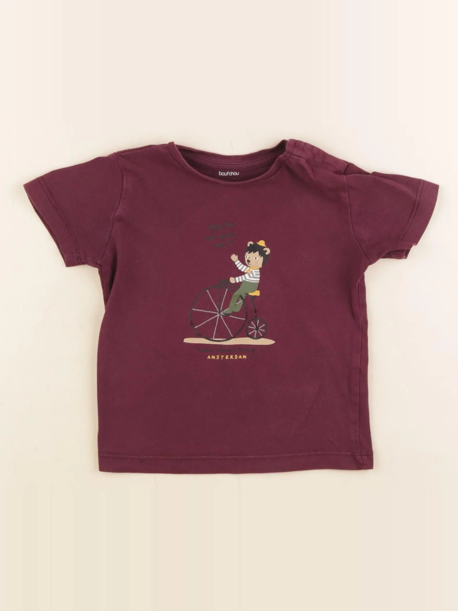 Boutchou - tee-shirt violet - 18 mois