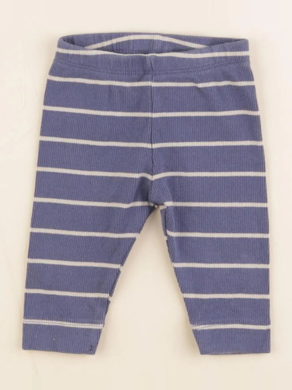 H&M - legging bleu - 2/4 mois