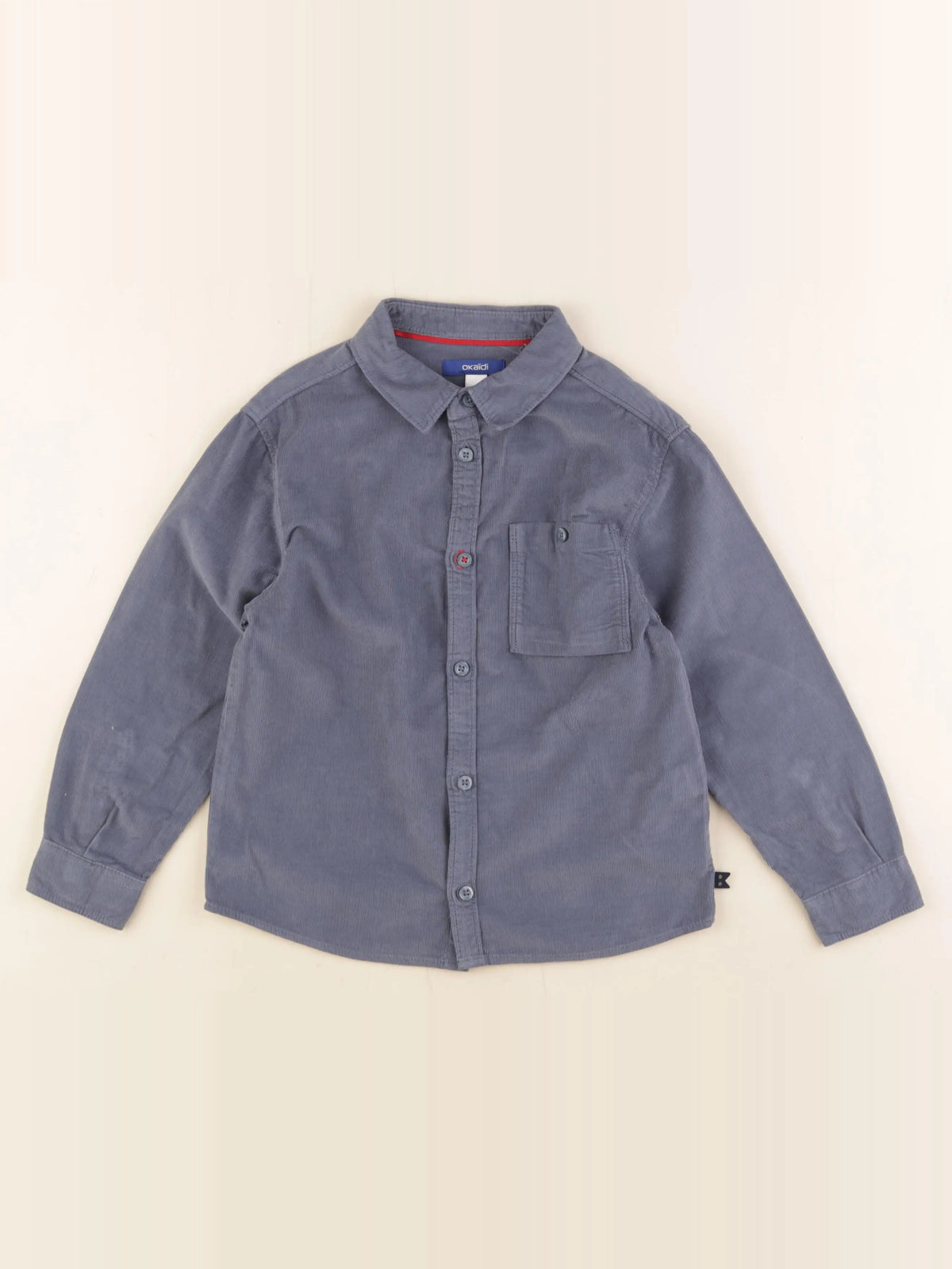 Okaidi - chemise gris - 5 ans