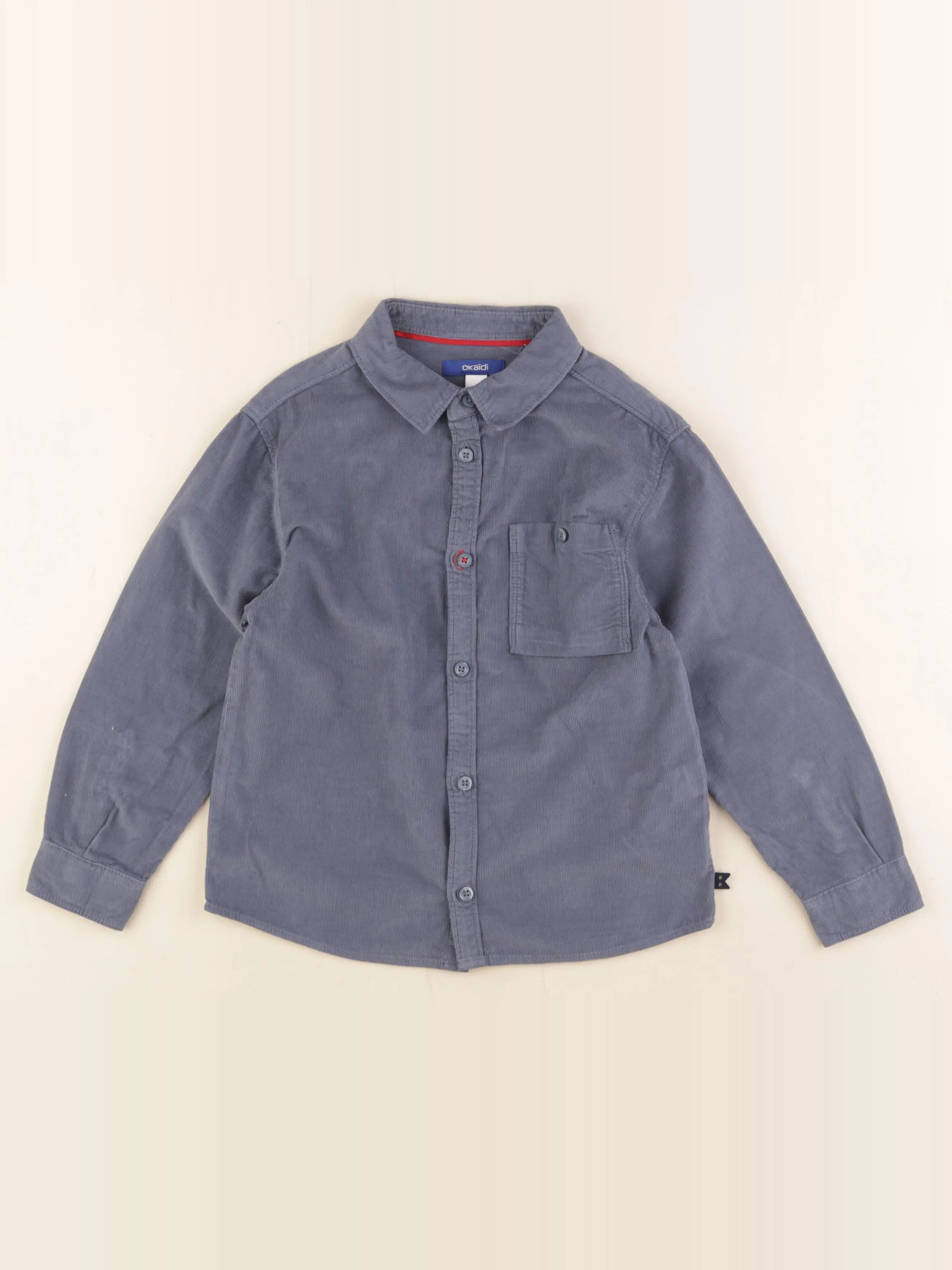 Okaidi - chemise gris - 5 ans