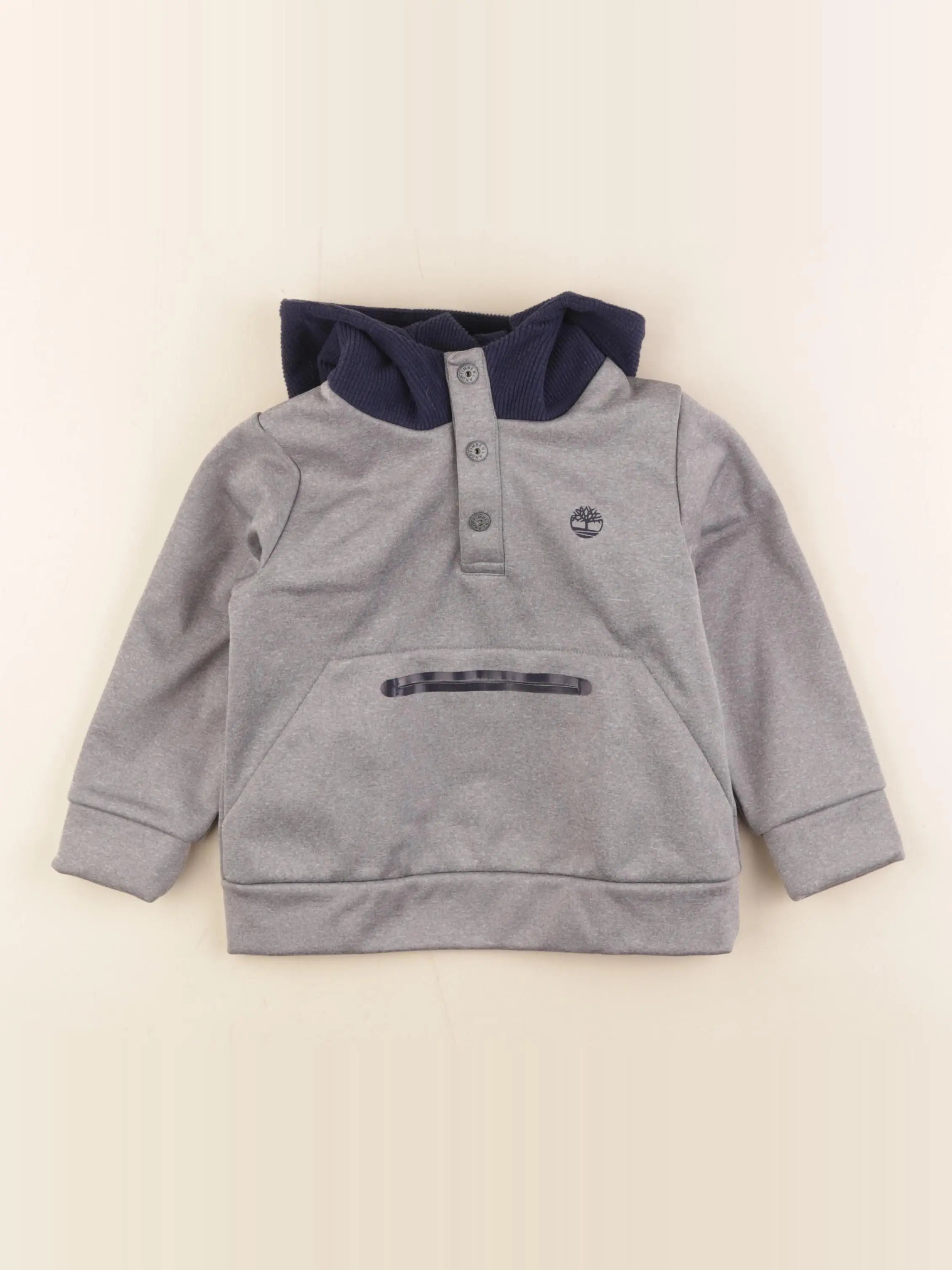 Timberland - sweat gris, bleu - 3 ans