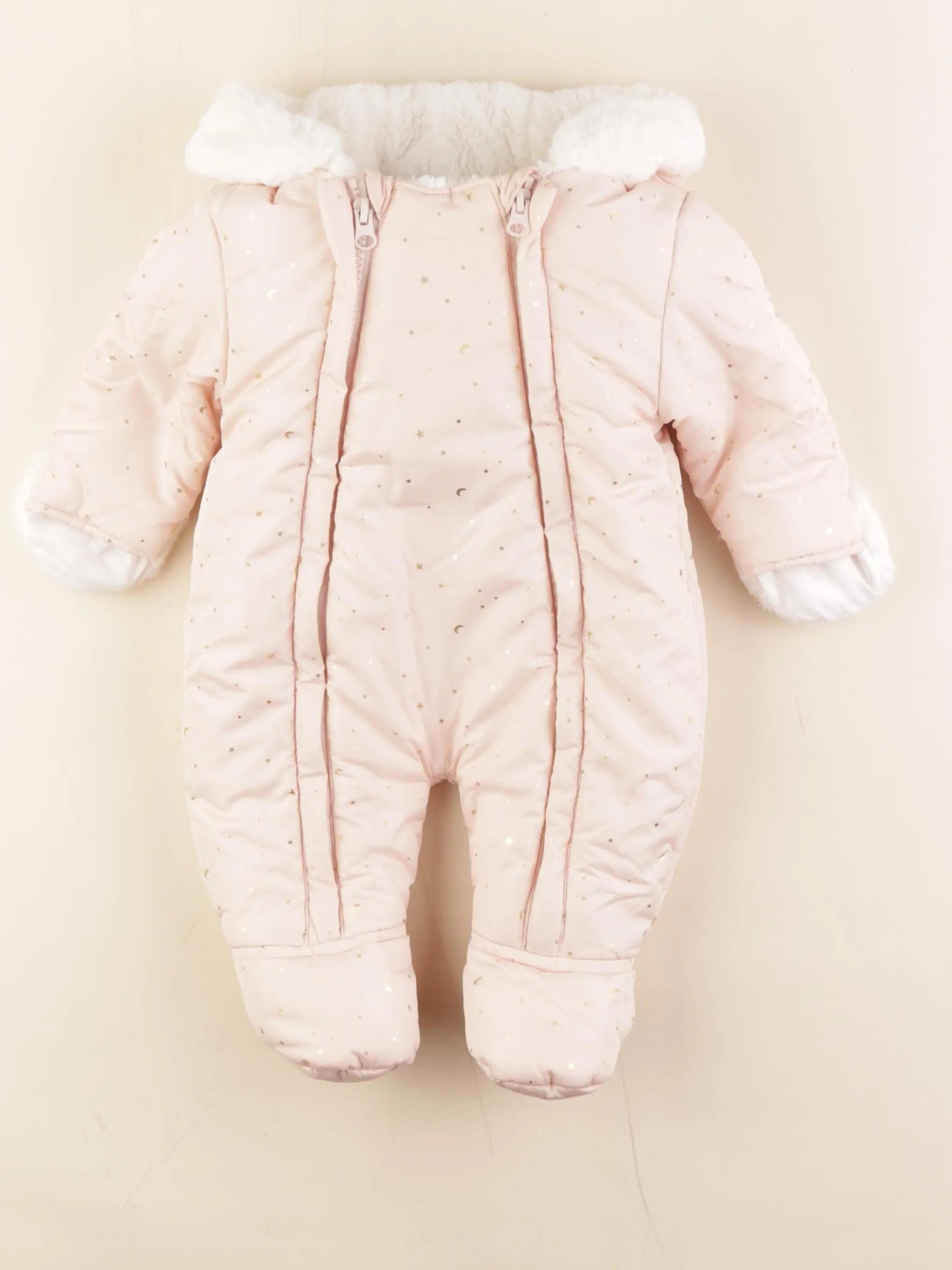 Vertbaudet - combi-pilote rose - 3 mois