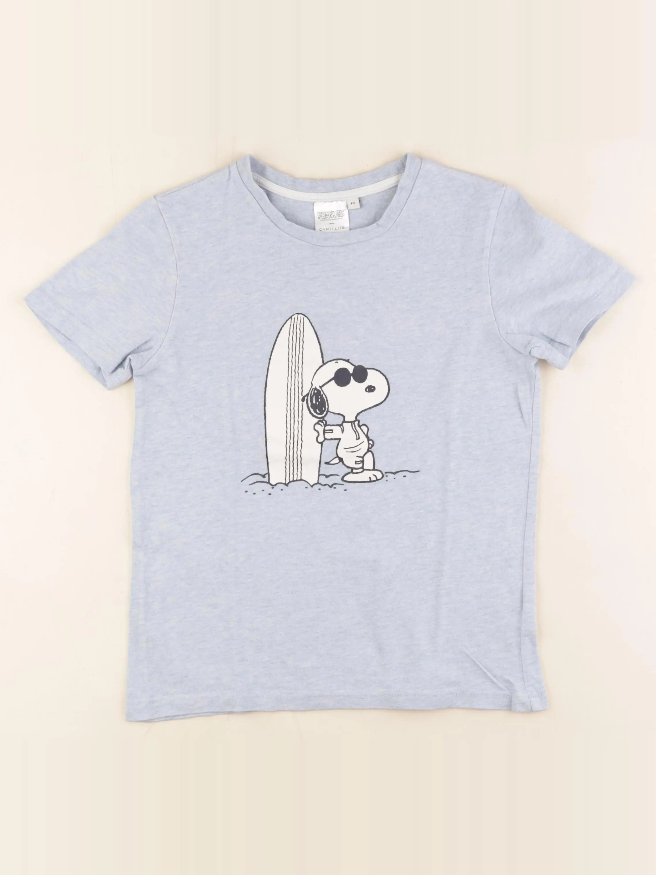 Cyrillus - tee-shirt bleu - 10 ans