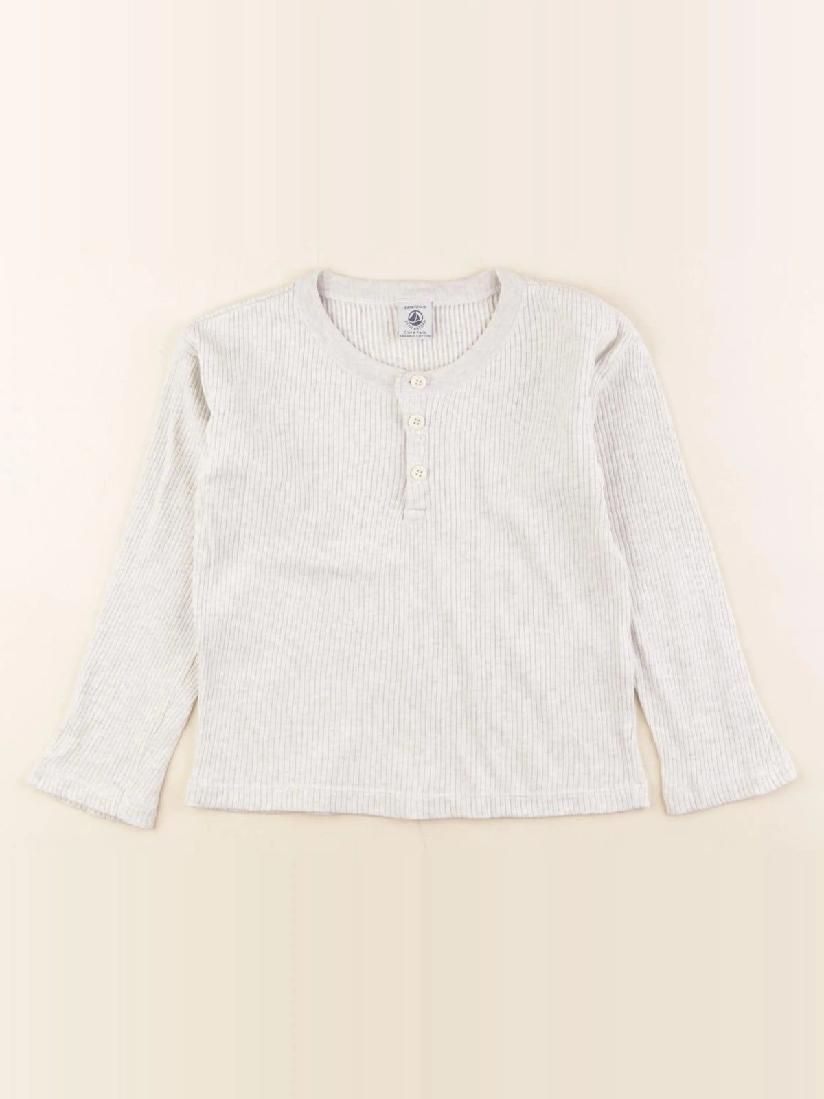 Petit Bateau - tee-shirt beige - 6 ans