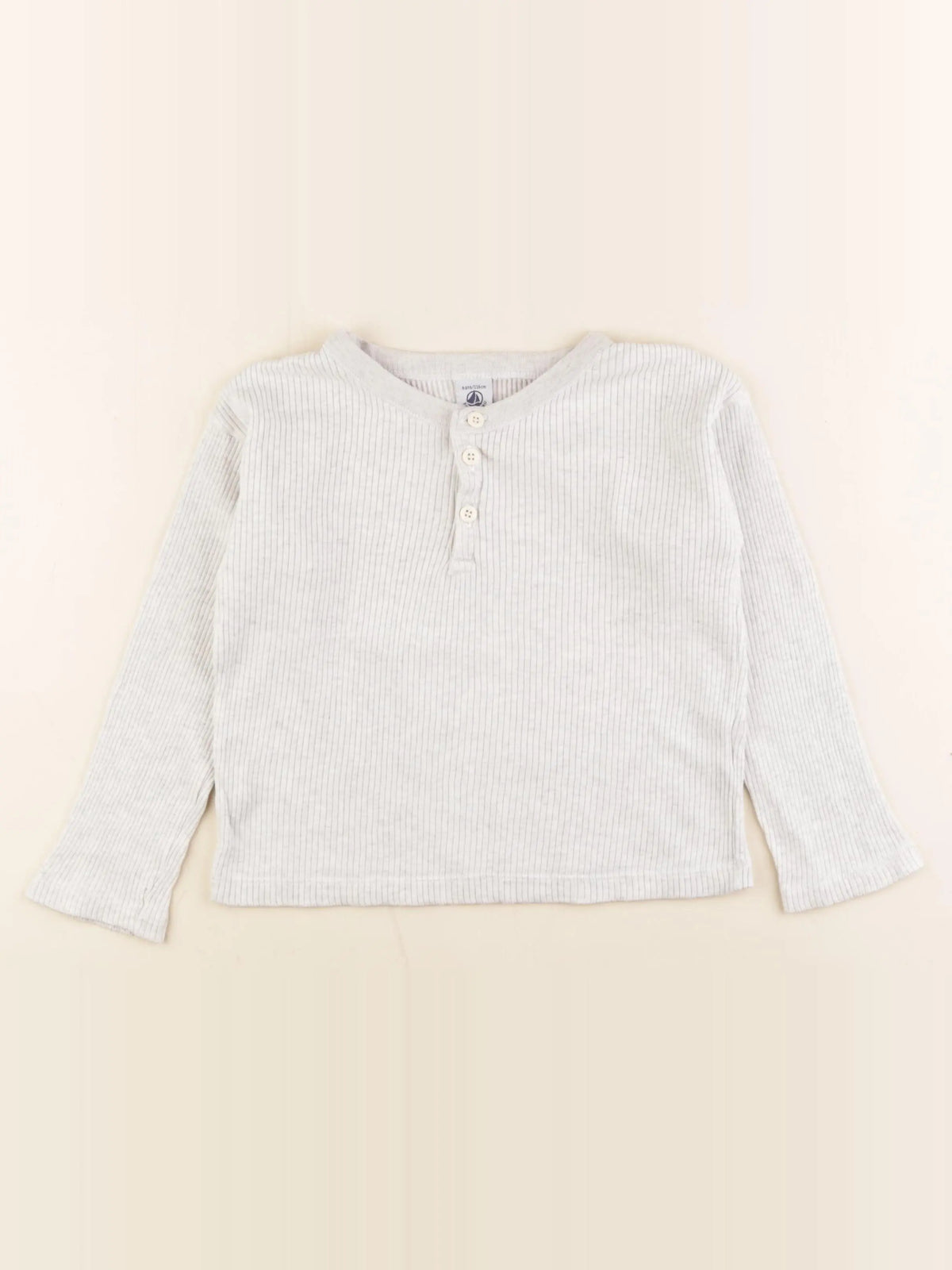 Petit Bateau - tee-shirt beige - 6 ans