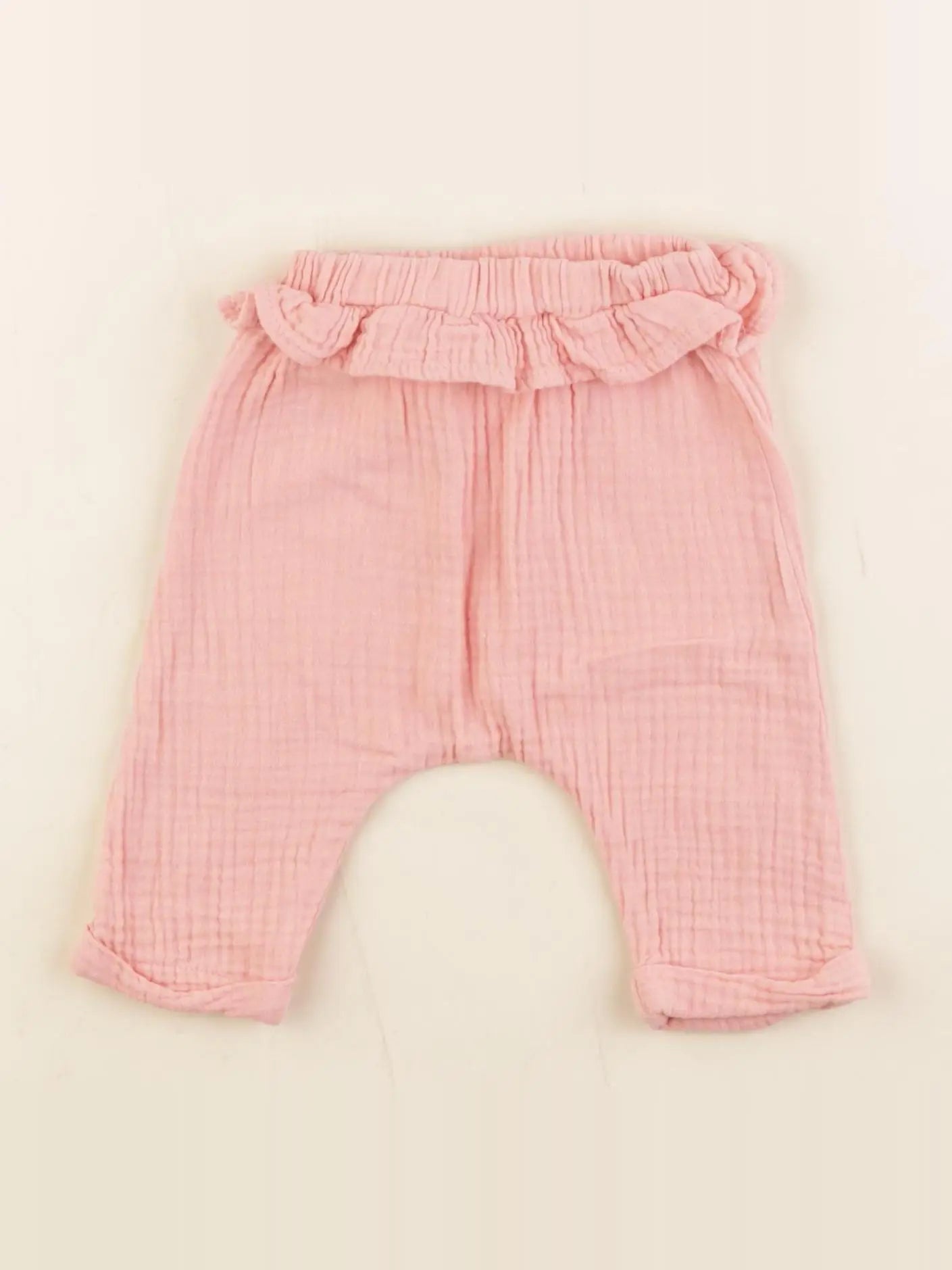 Vertbaudet - sarouel orange - 1 mois