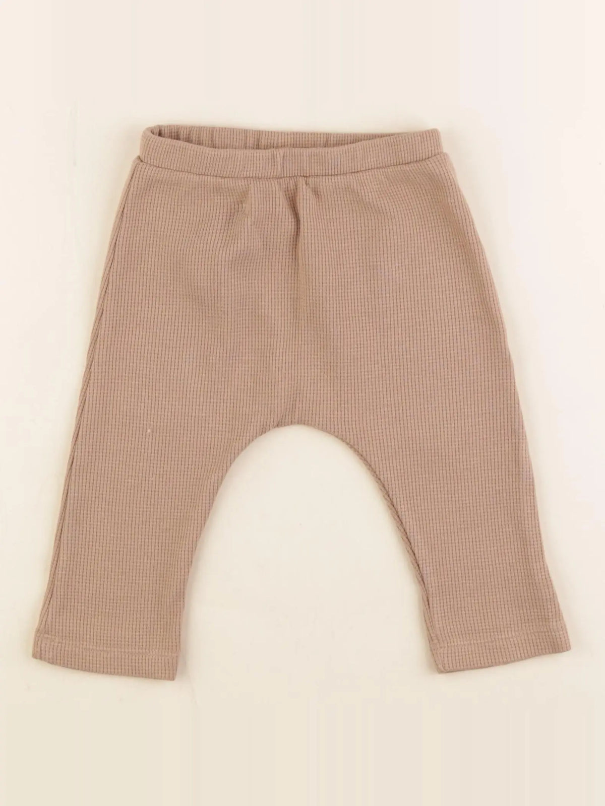 Vertbaudet - sarouel marron - 6 mois