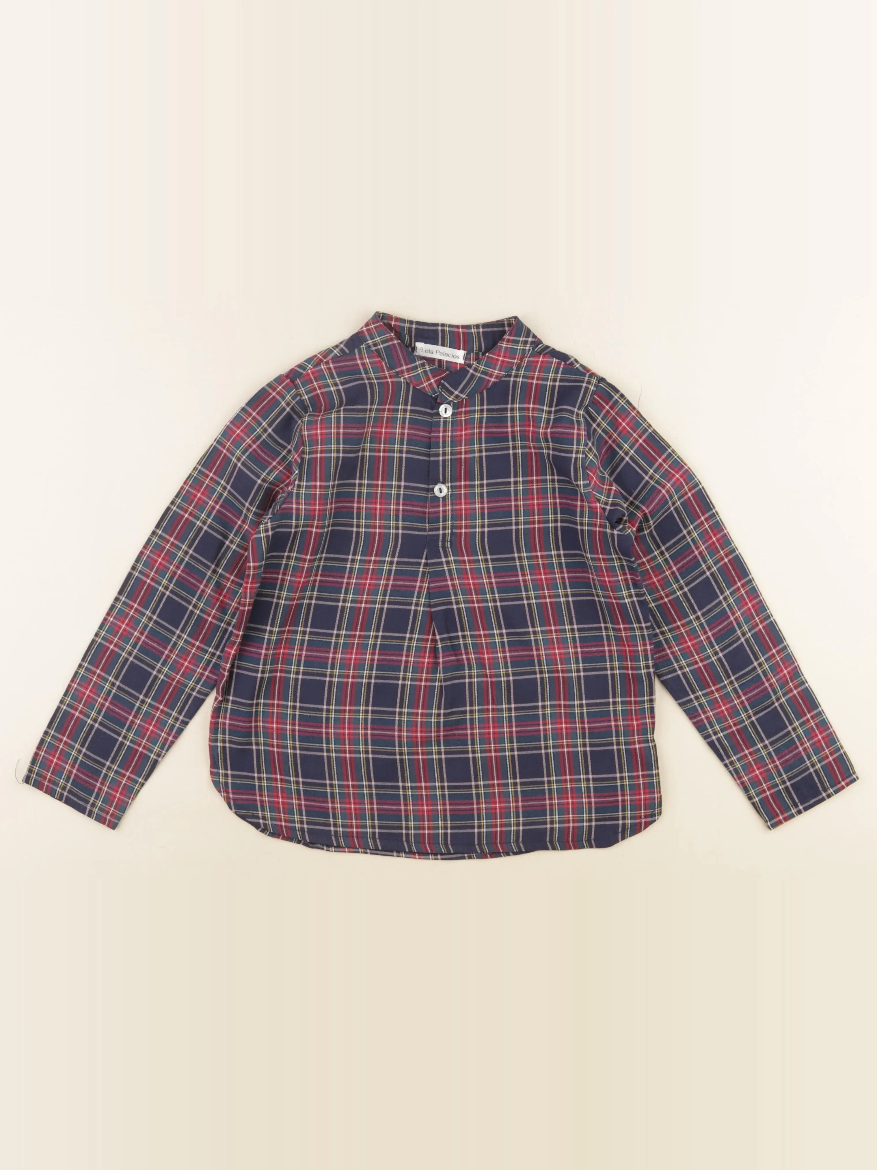 Lola Palacios - chemise bleu - 8 ans