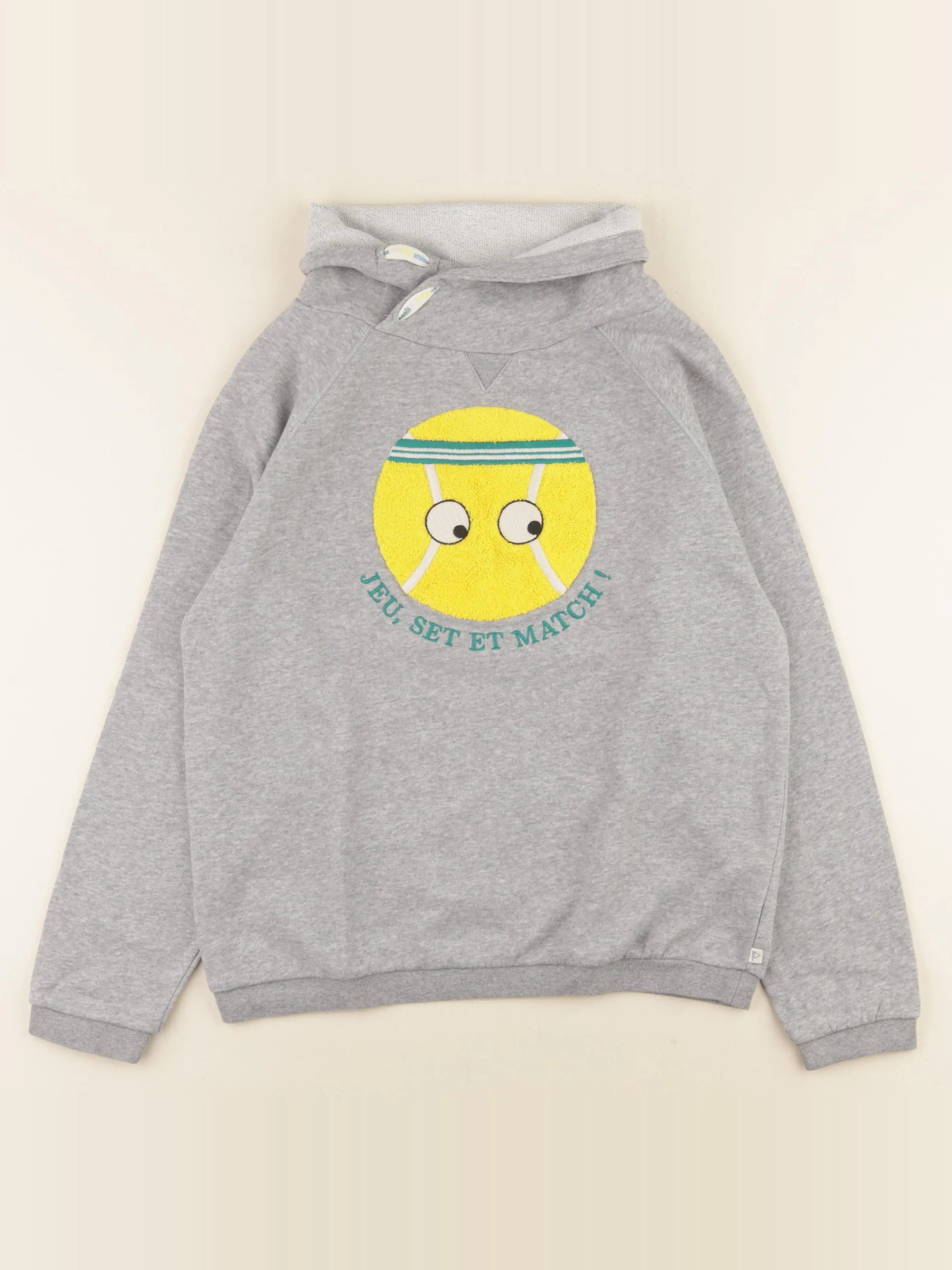 Arsène et les pipelettes - sweat gris - 12 ans