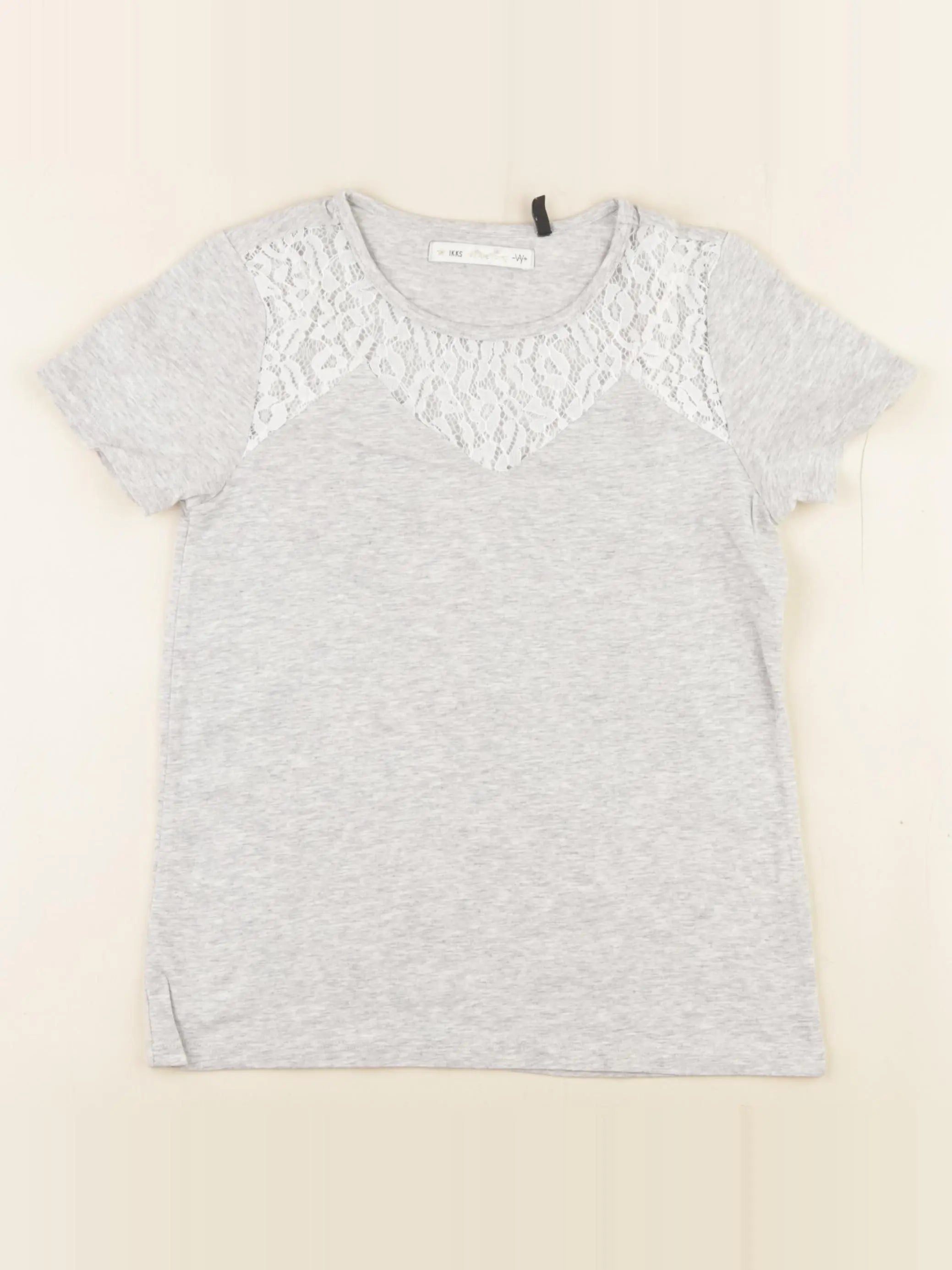 IKKS - tee-shirt gris - 10 ans