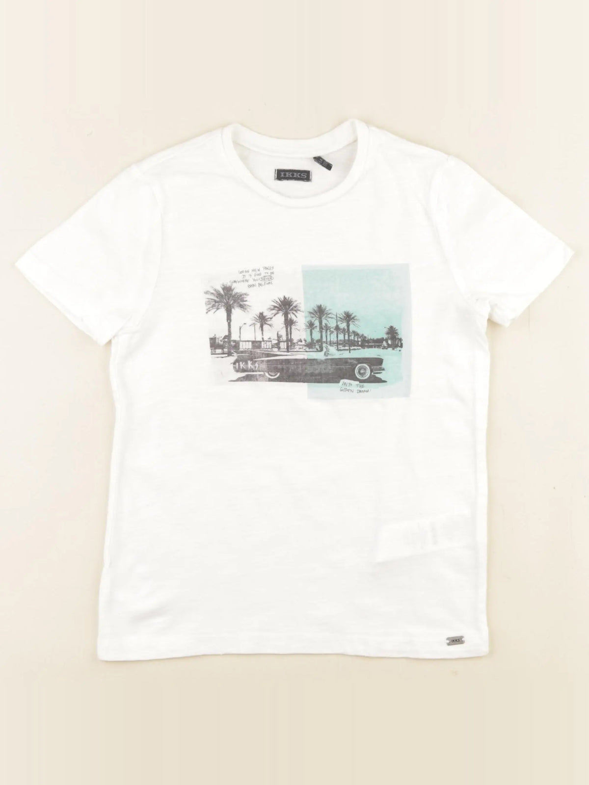 IKKS - tee-shirt blanc - 5 ans
