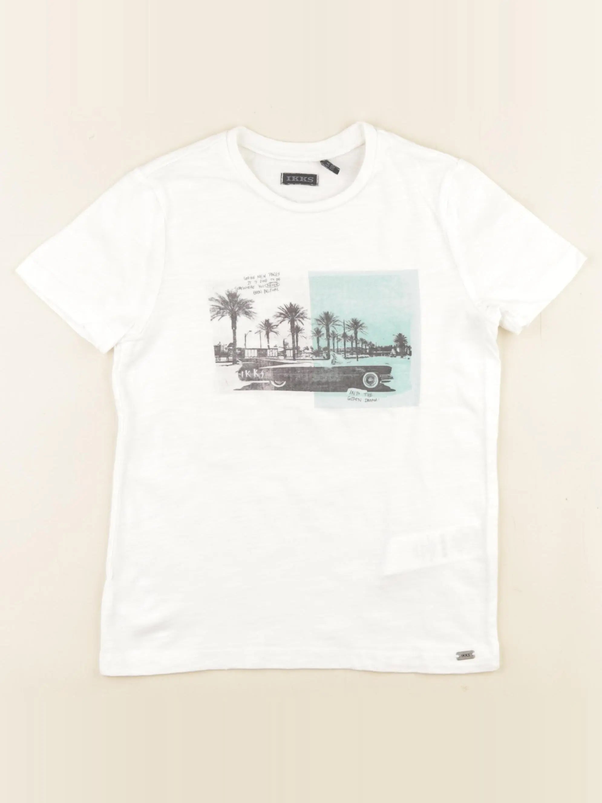 IKKS - tee-shirt blanc - 5 ans