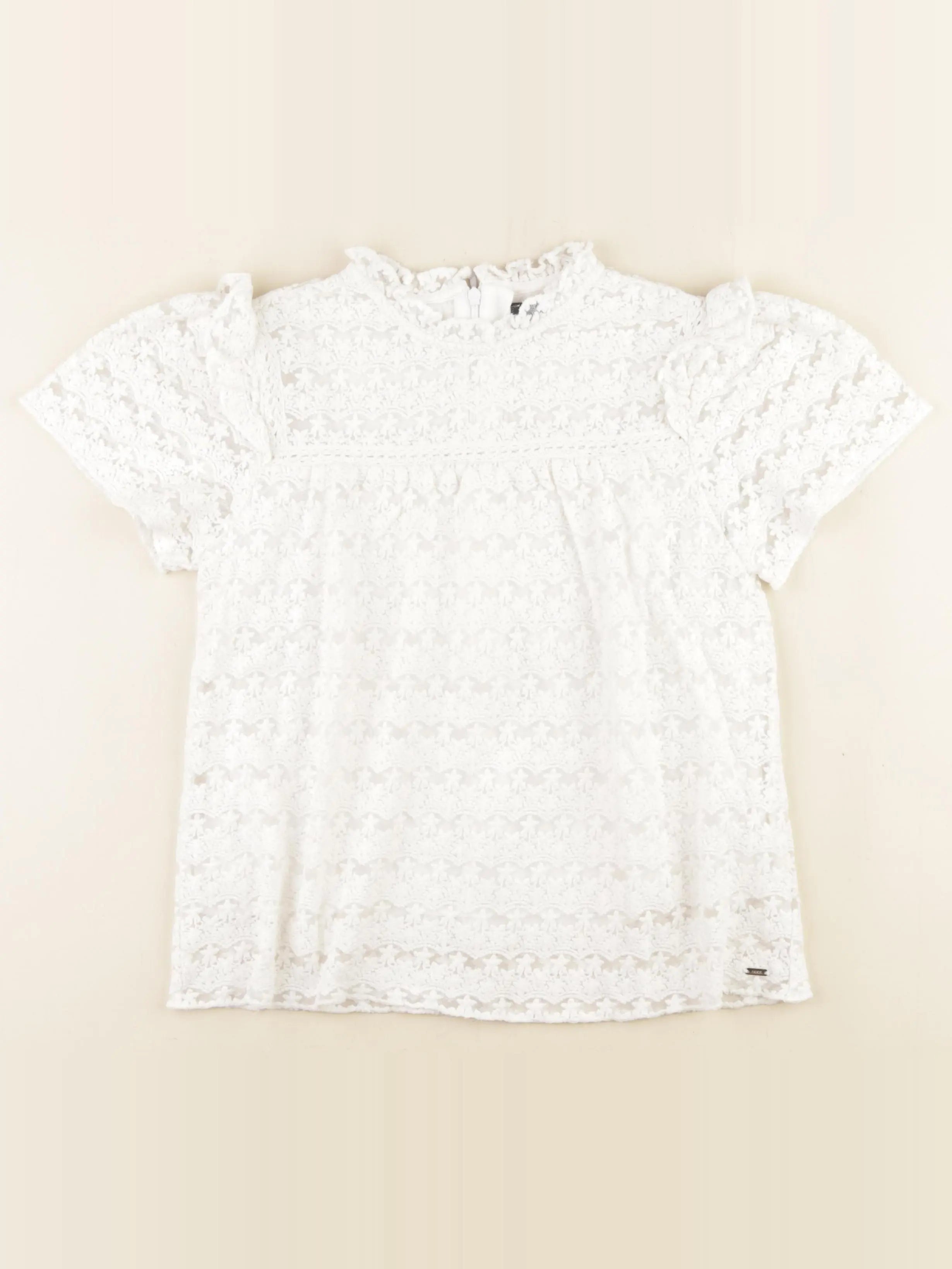 IKKS - blouse blanc - 10 ans
