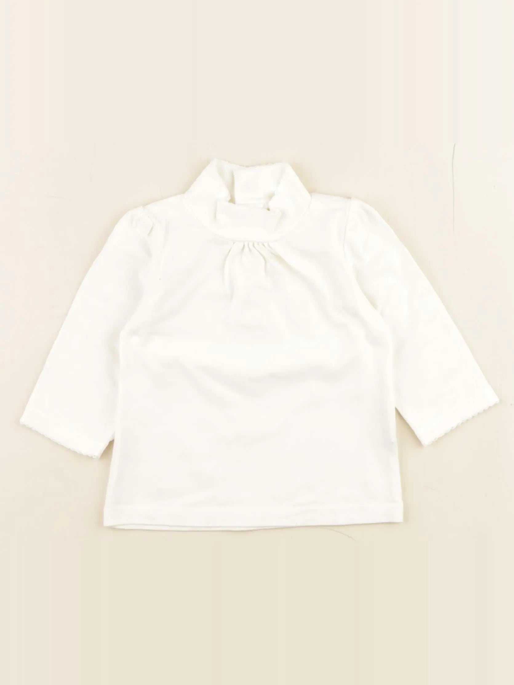 Vertbaudet - tee-shirt beige - 3 mois