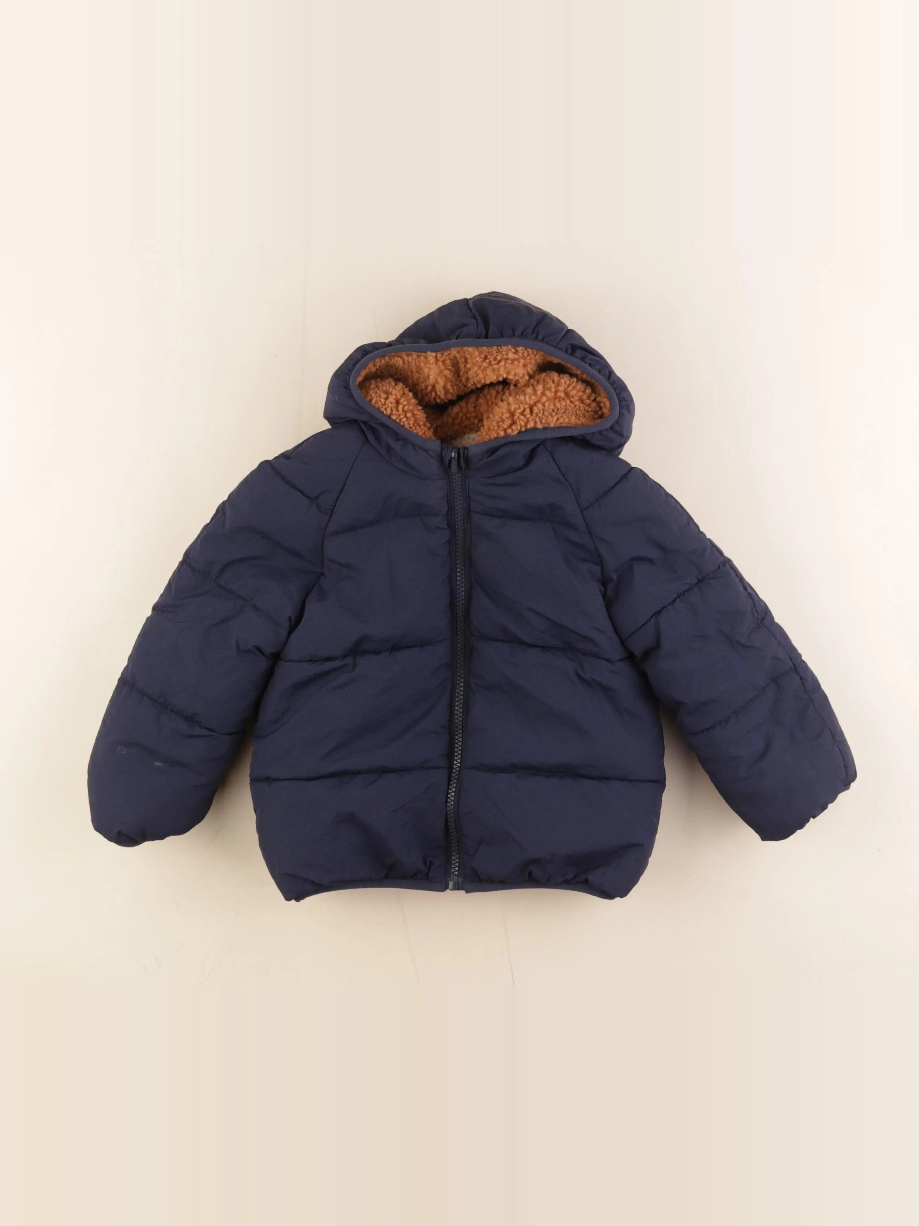 La Redoute - veste réversible marron, beige - 3 ans