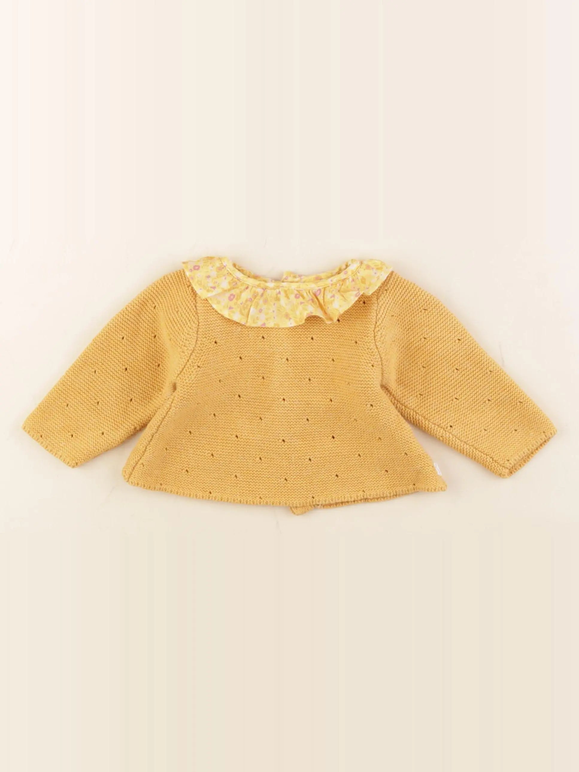 Tape à l'oeil - pull jaune - 1 mois