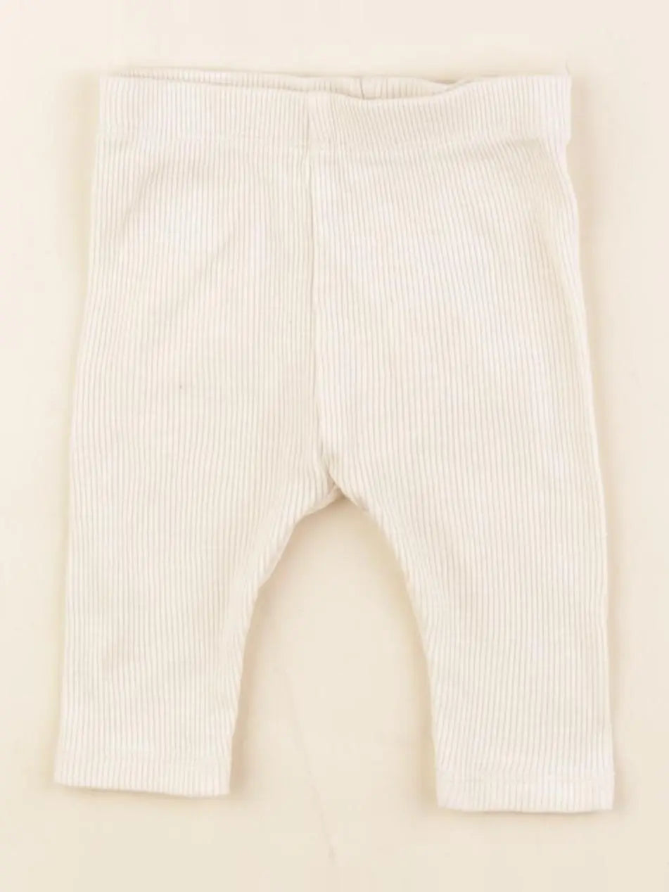 Vertbaudet - legging blanc - 3 mois